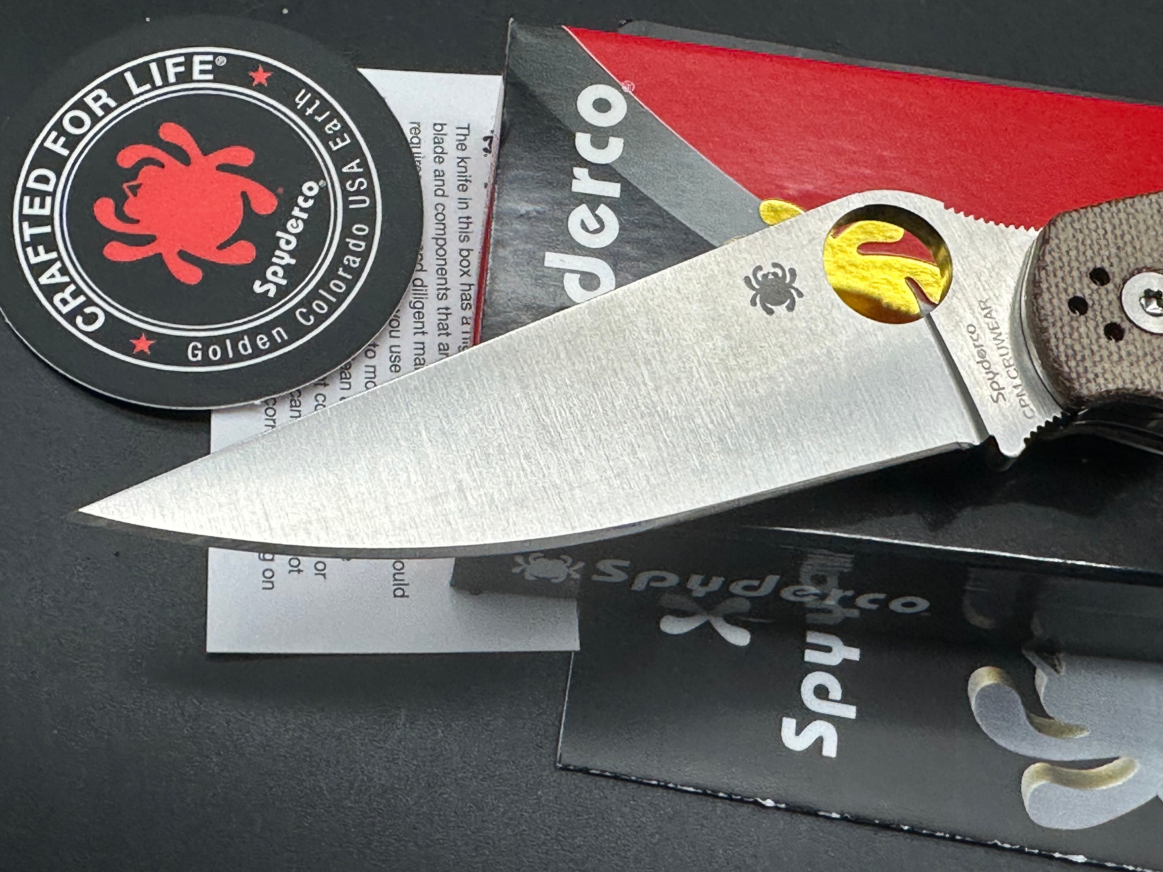 Spyderco Military 2 Micarta Cru-Wear