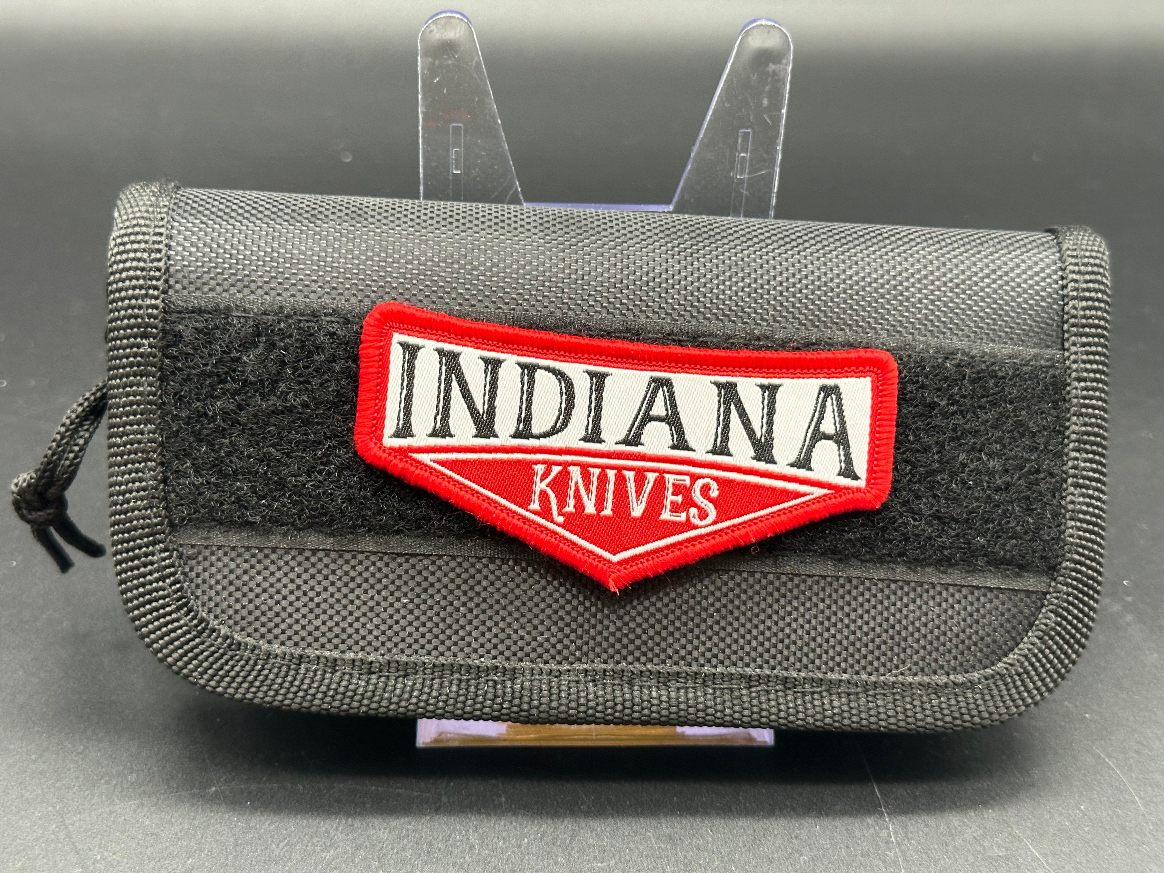 Indiana Knives EDZ blue titanium w/Magnacut blade