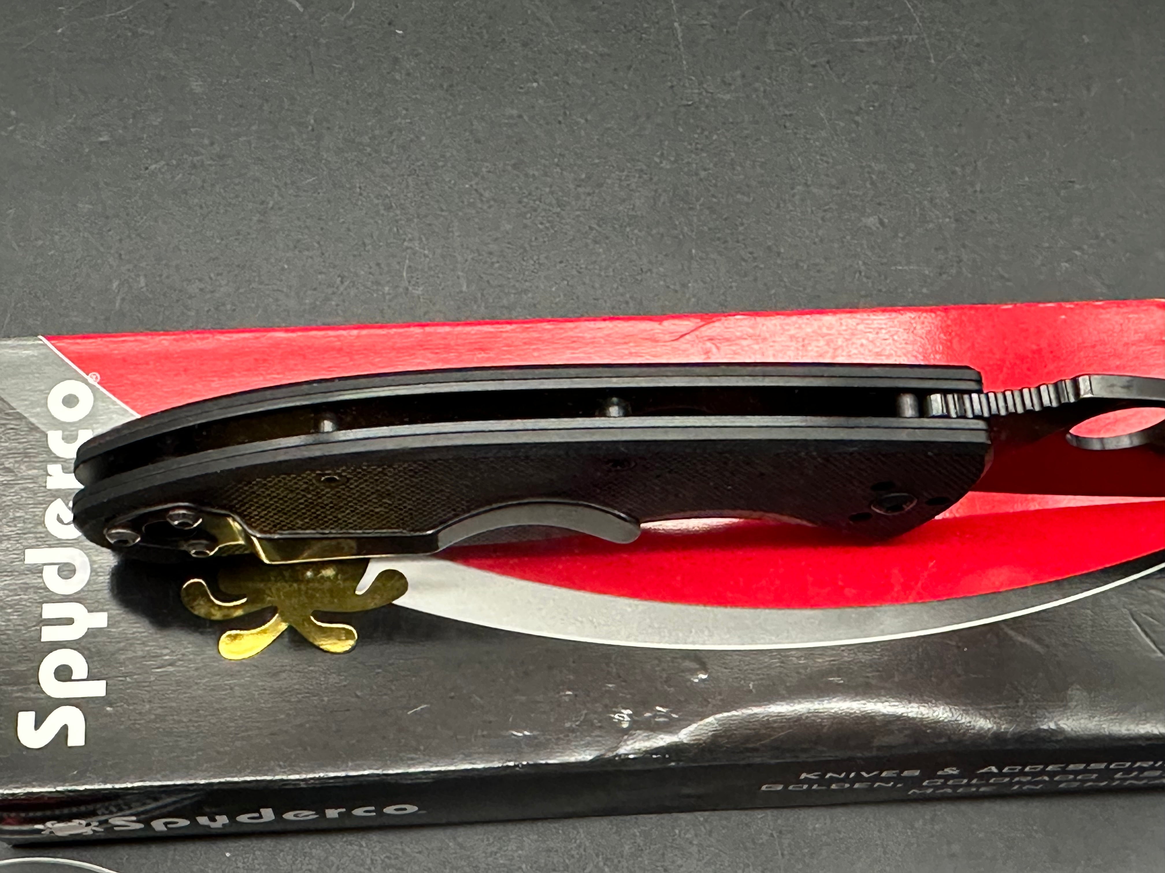 Spyderco Tenacious black G10