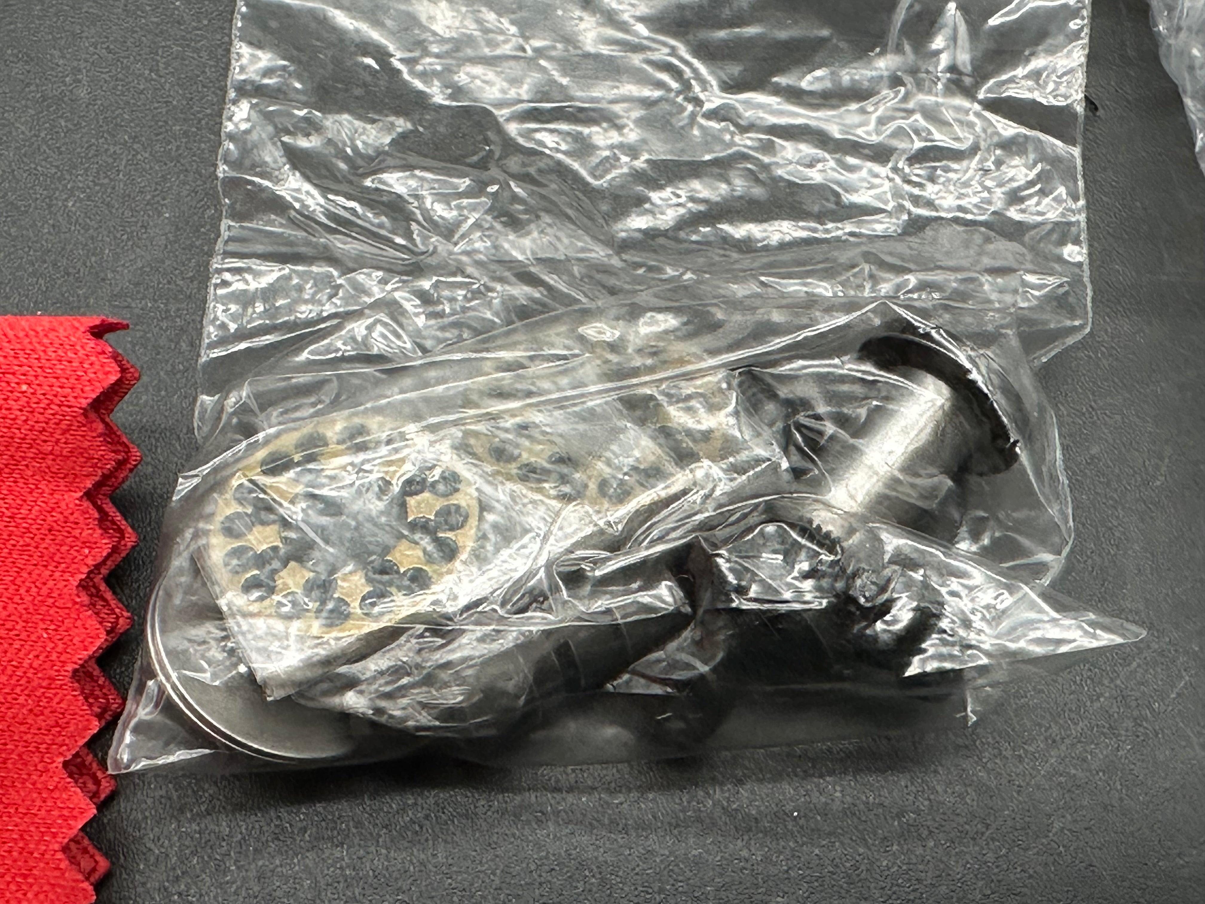 (Custom Knife Factory) CKF/Rotten EVO 3.0D #544, Hollow Ground M390 Blade, Full Blackwash, OD Green Micarta Inlays