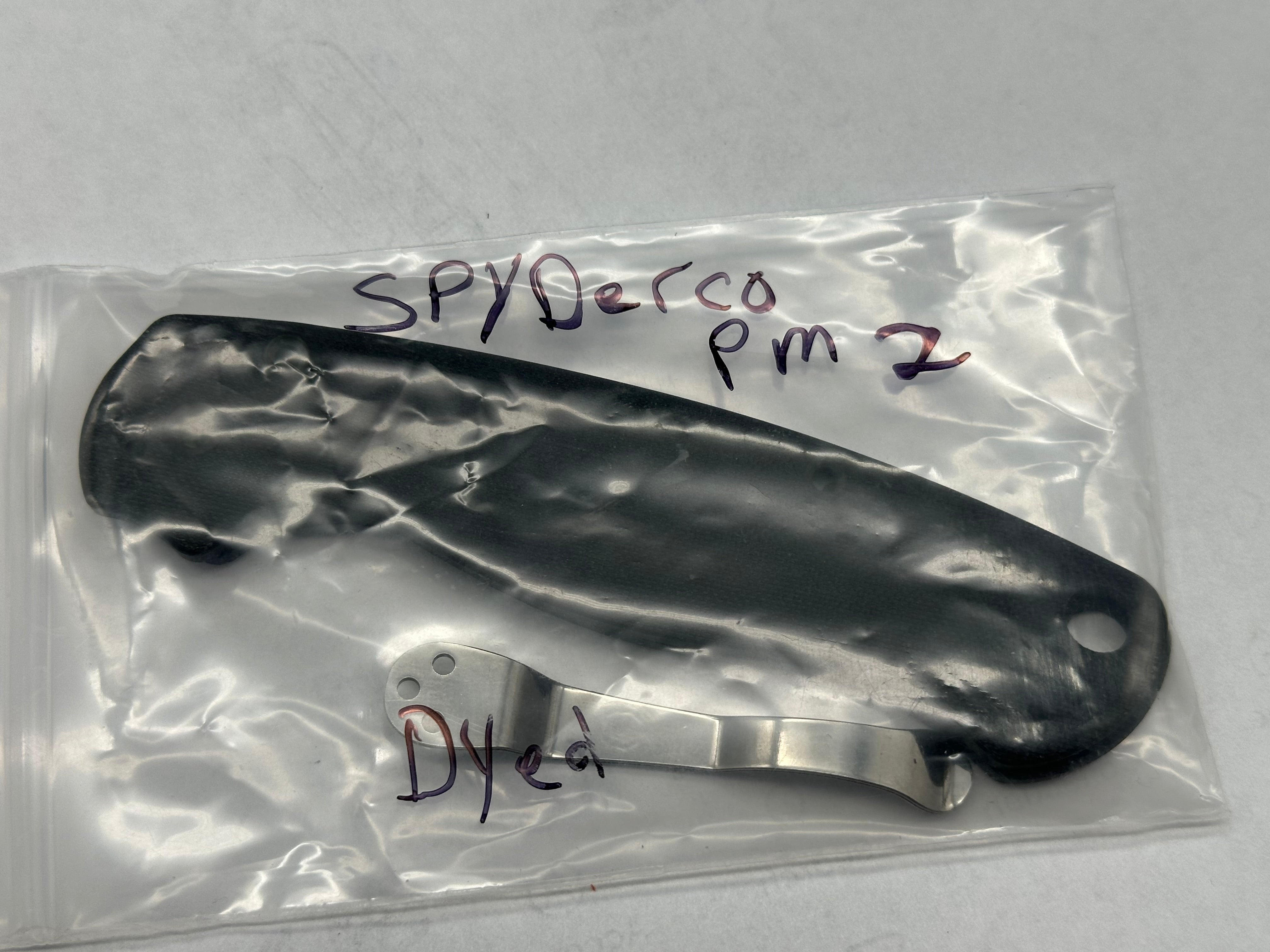 Bundle deal 6 sets of Spyderco scales & clips