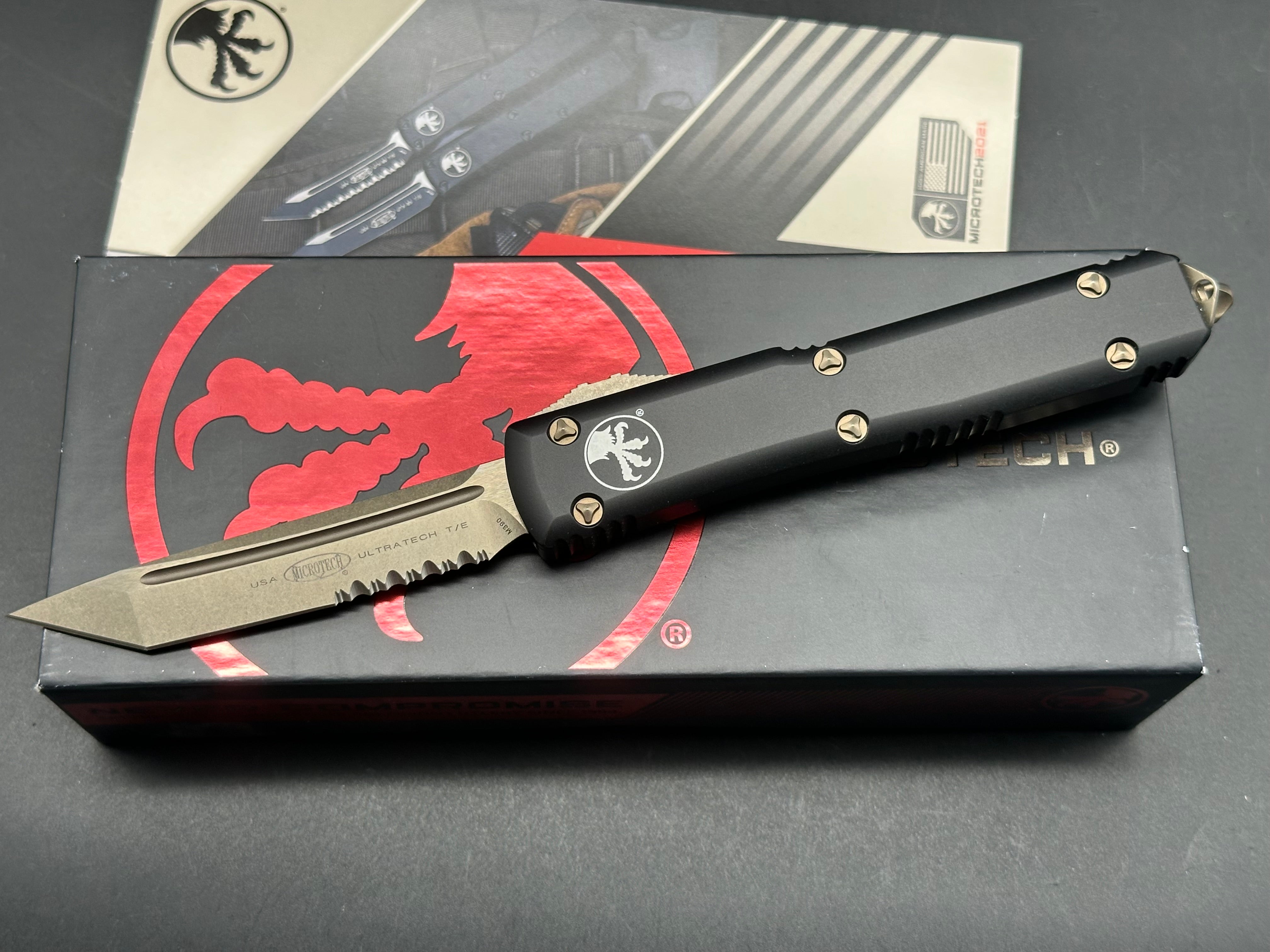 Microtech Ultratech Bronzed Blade/Hardware