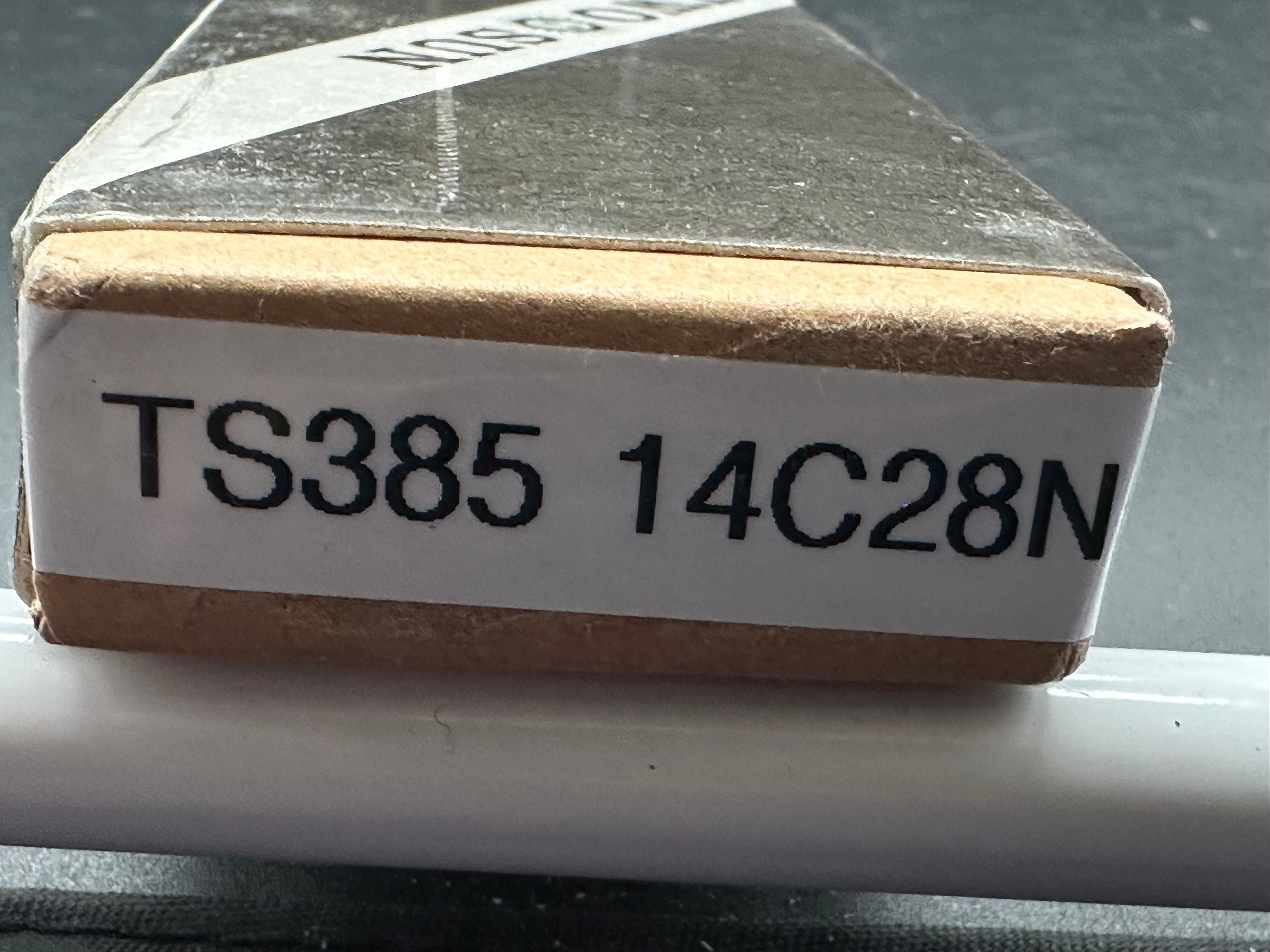 TWOSUN FOLDING KNIFE TITANIUM/G10 HANDLE 14C28N PLAIN EDGE TS385-G10