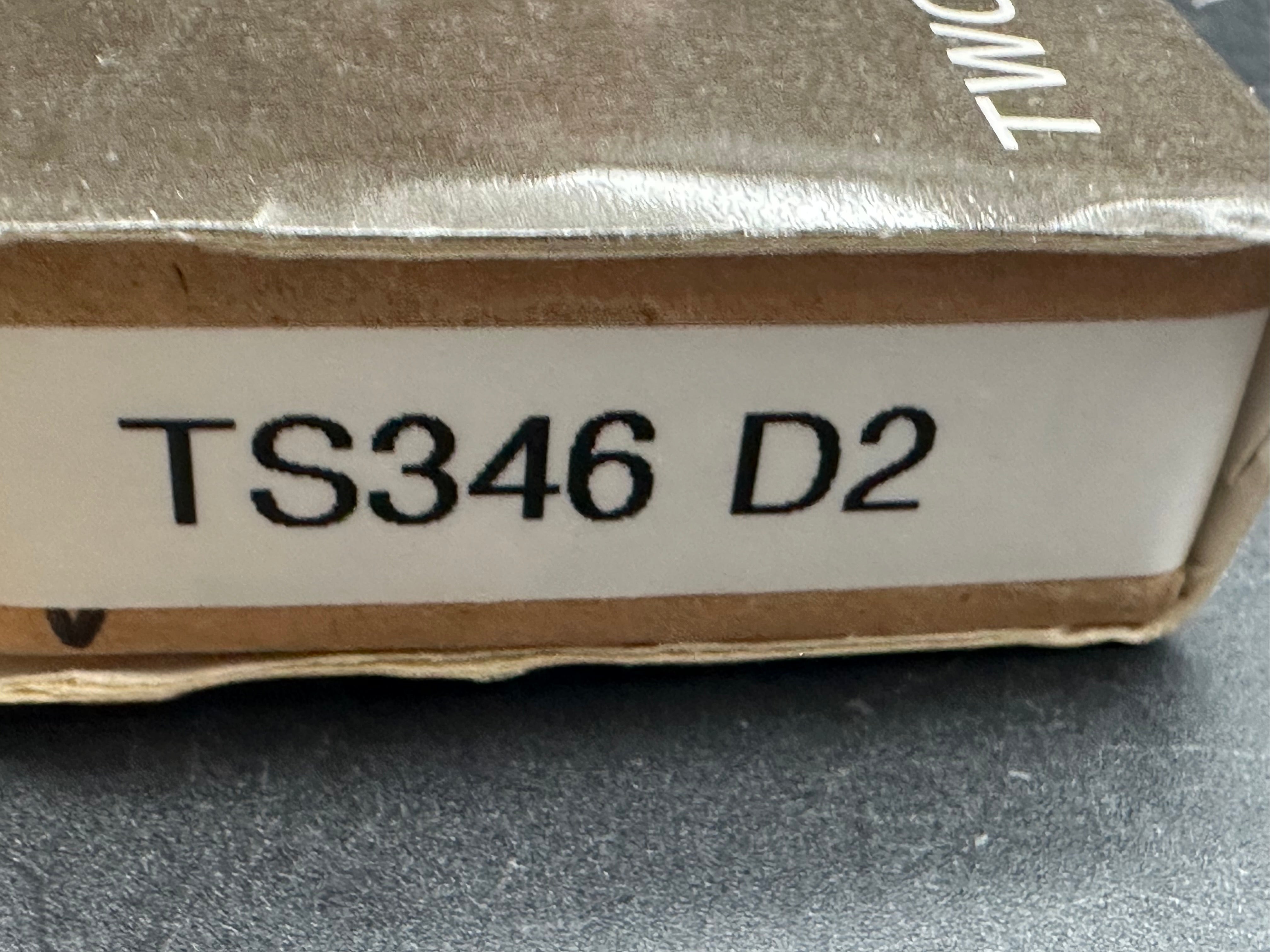 TWOSUN NIGHT MORNING POCKET KNIFE BLACKWASHED TITANIUM HANDLE D2 PLAIN EDGE BLADE TS346-D2