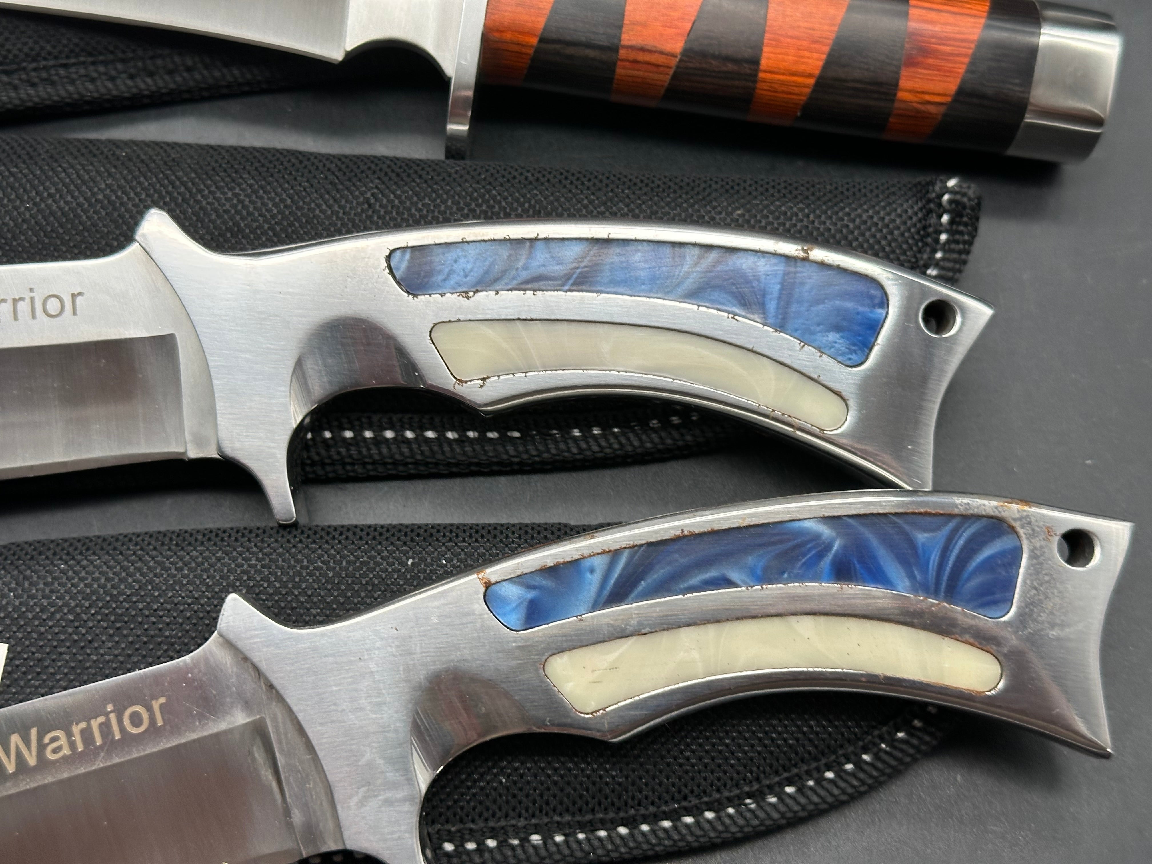 6 Knife Bundle various fixed blades