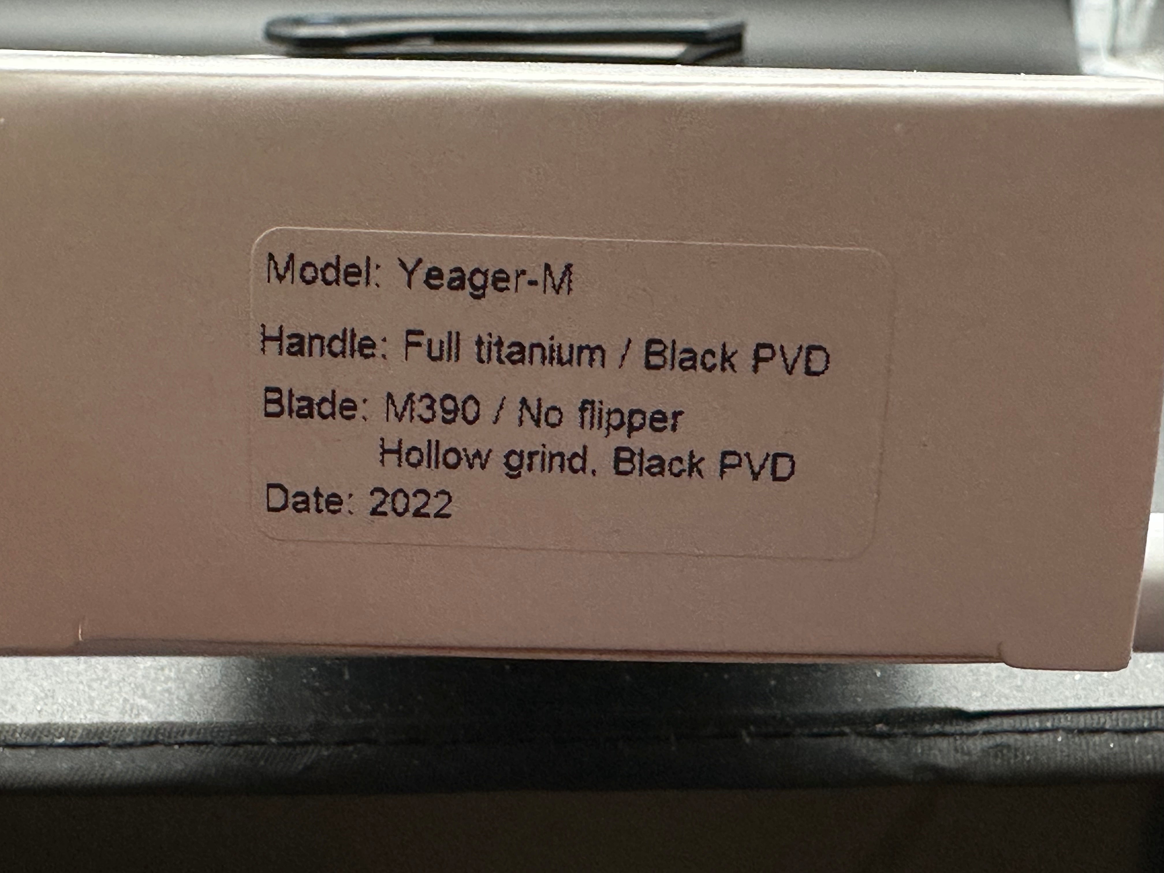 Brian Brown Knives (BBK) Yeager-M V-2 Non-Flipper KnifeJoy Exclusive