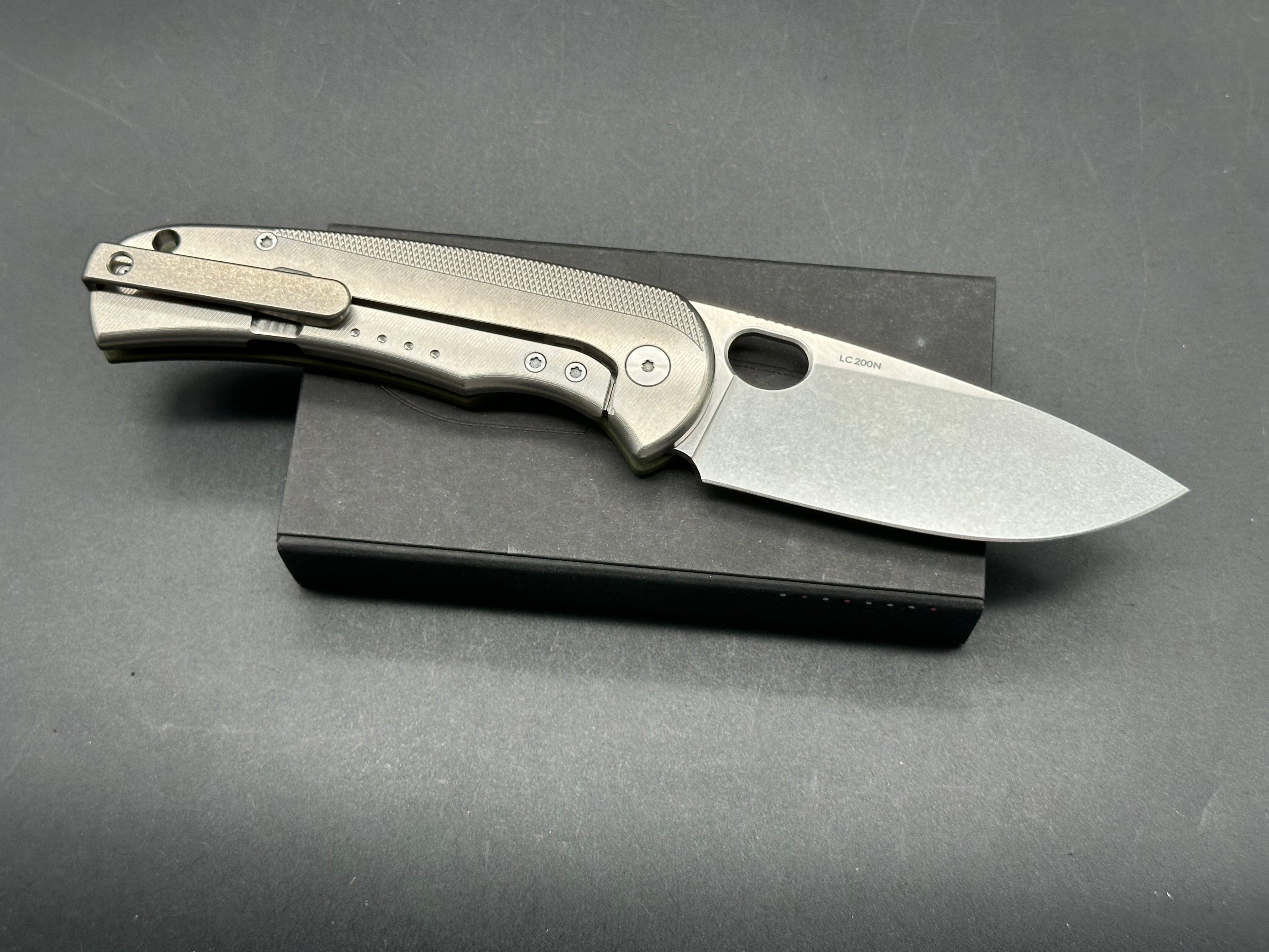Quiet Carry The Drift LC Green Micarta LC200N