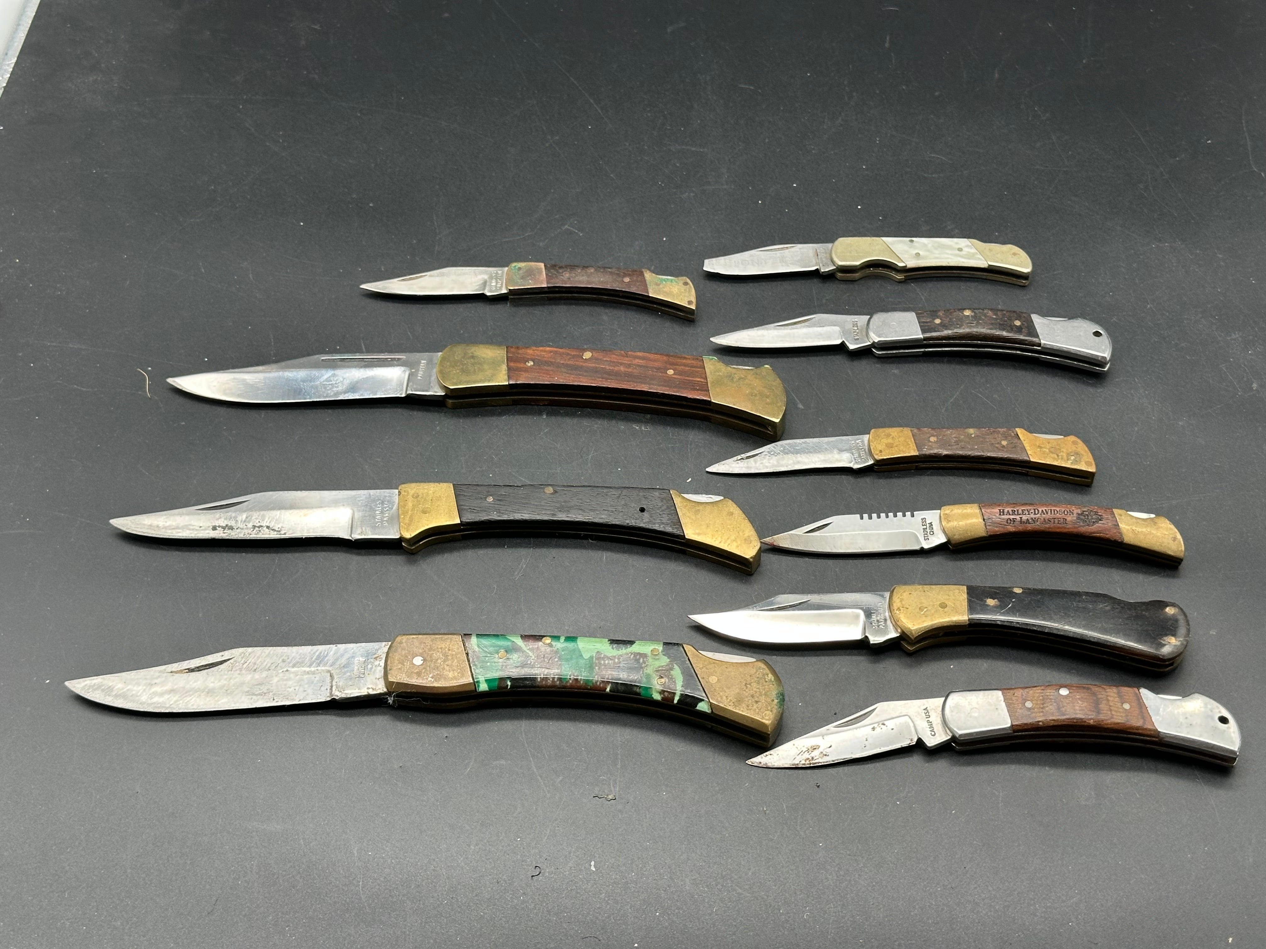 10 folding knife bundle