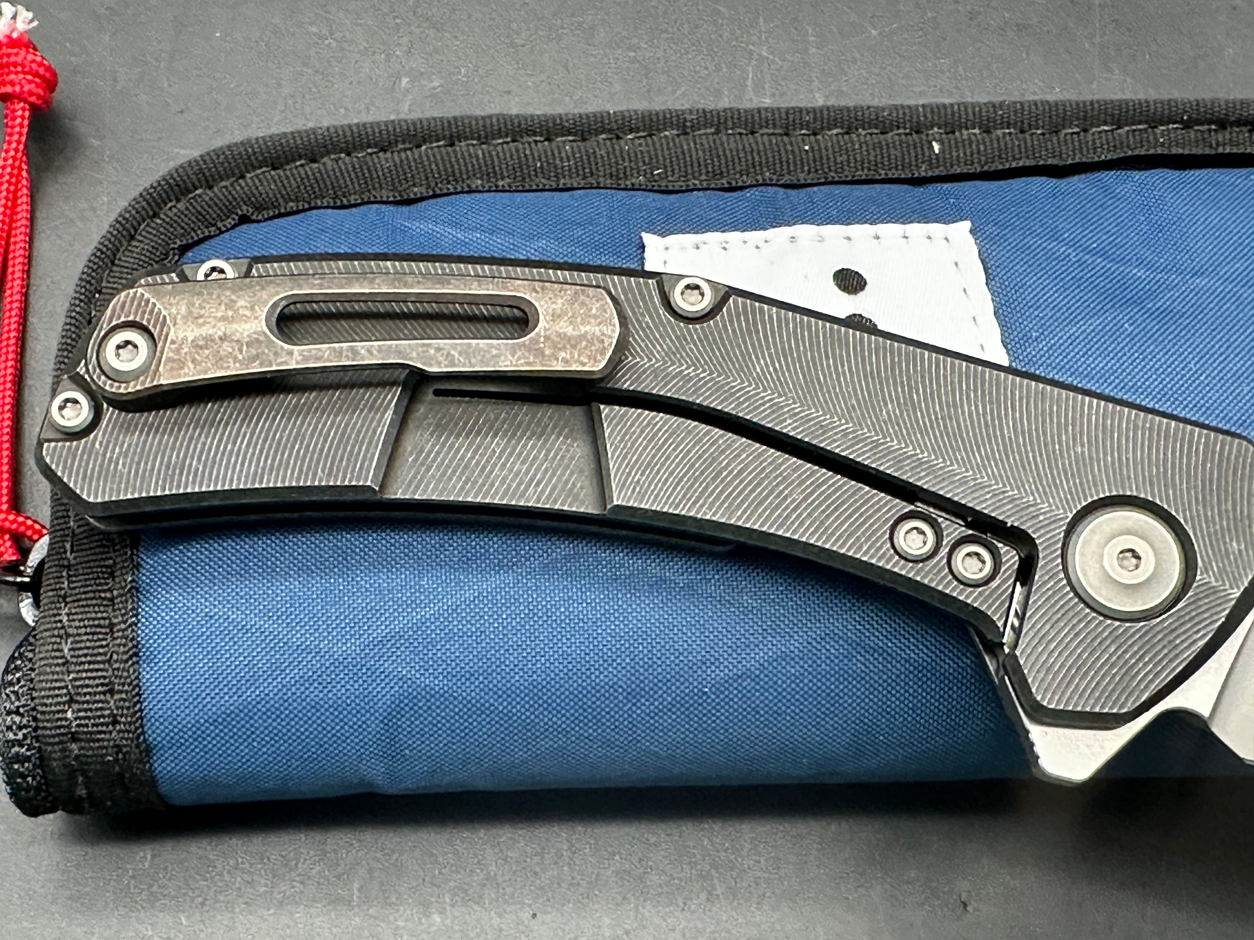 Tactile Archer 3.4" MagnaCut Matte Finish Blade with Blackwash Titanium Scales