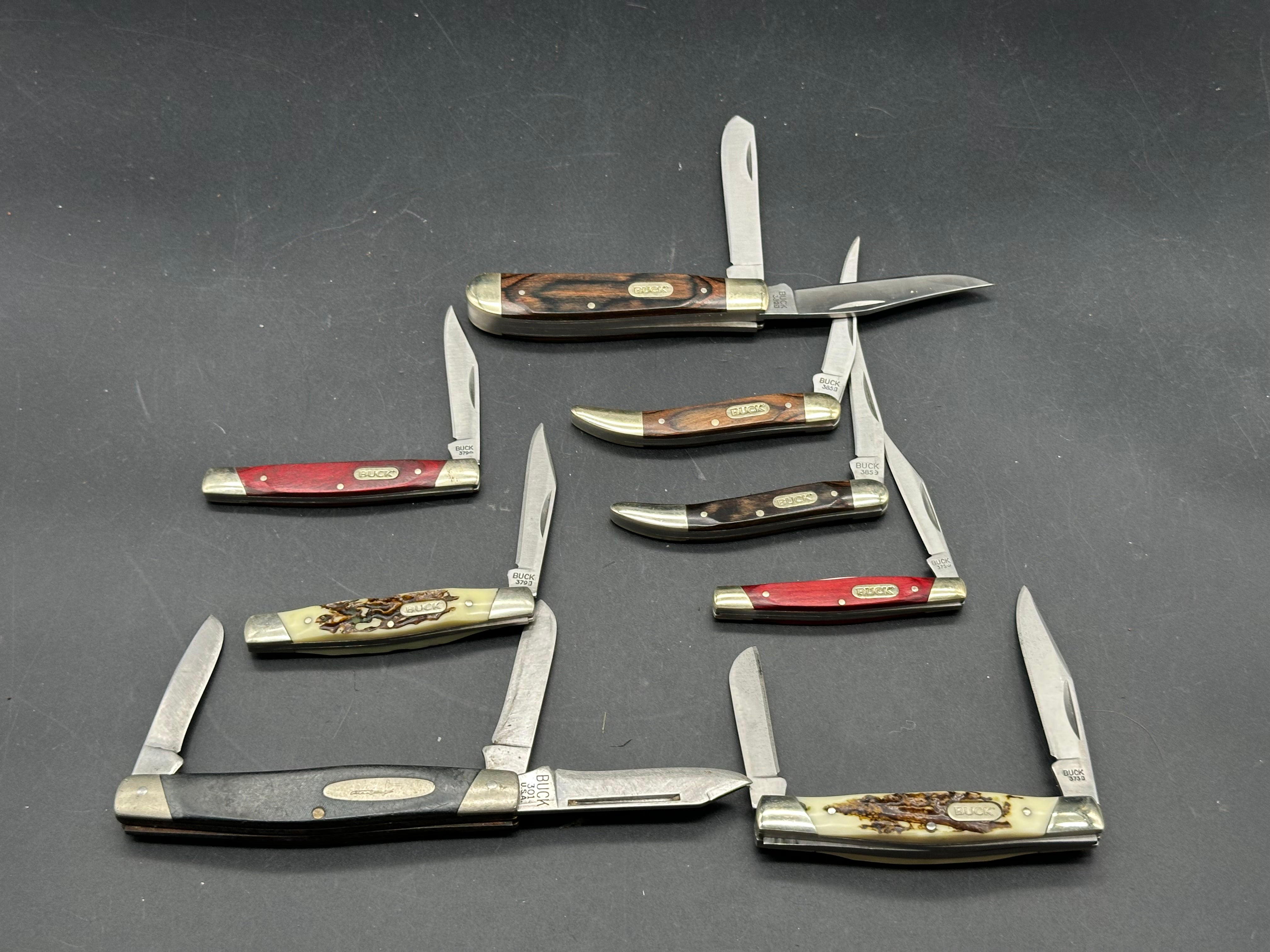 8 knife bundle Buck knives