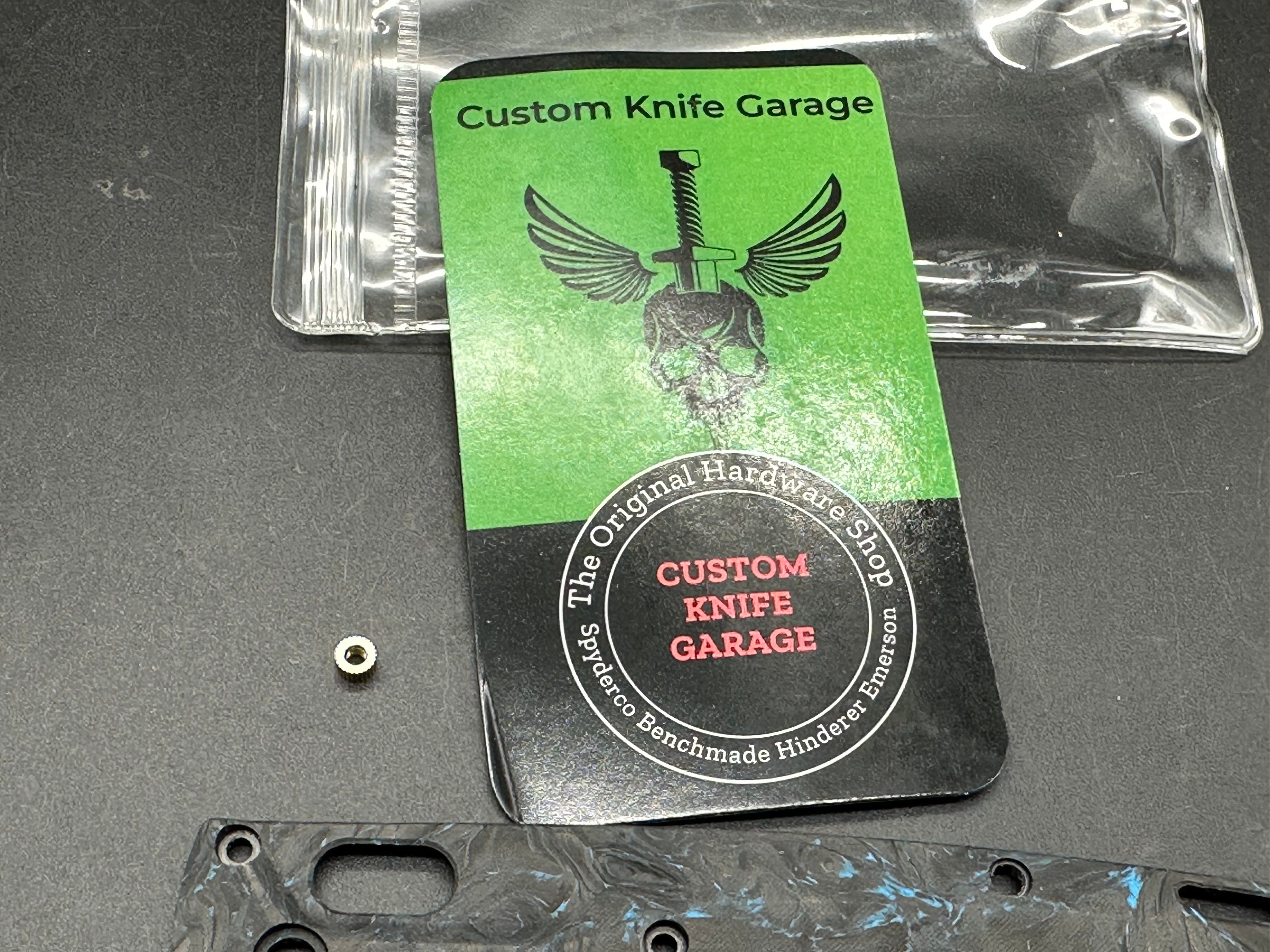 Benchmade Bugout Scales Replacement Scales in Dark Matter Blue Carbon Fiber