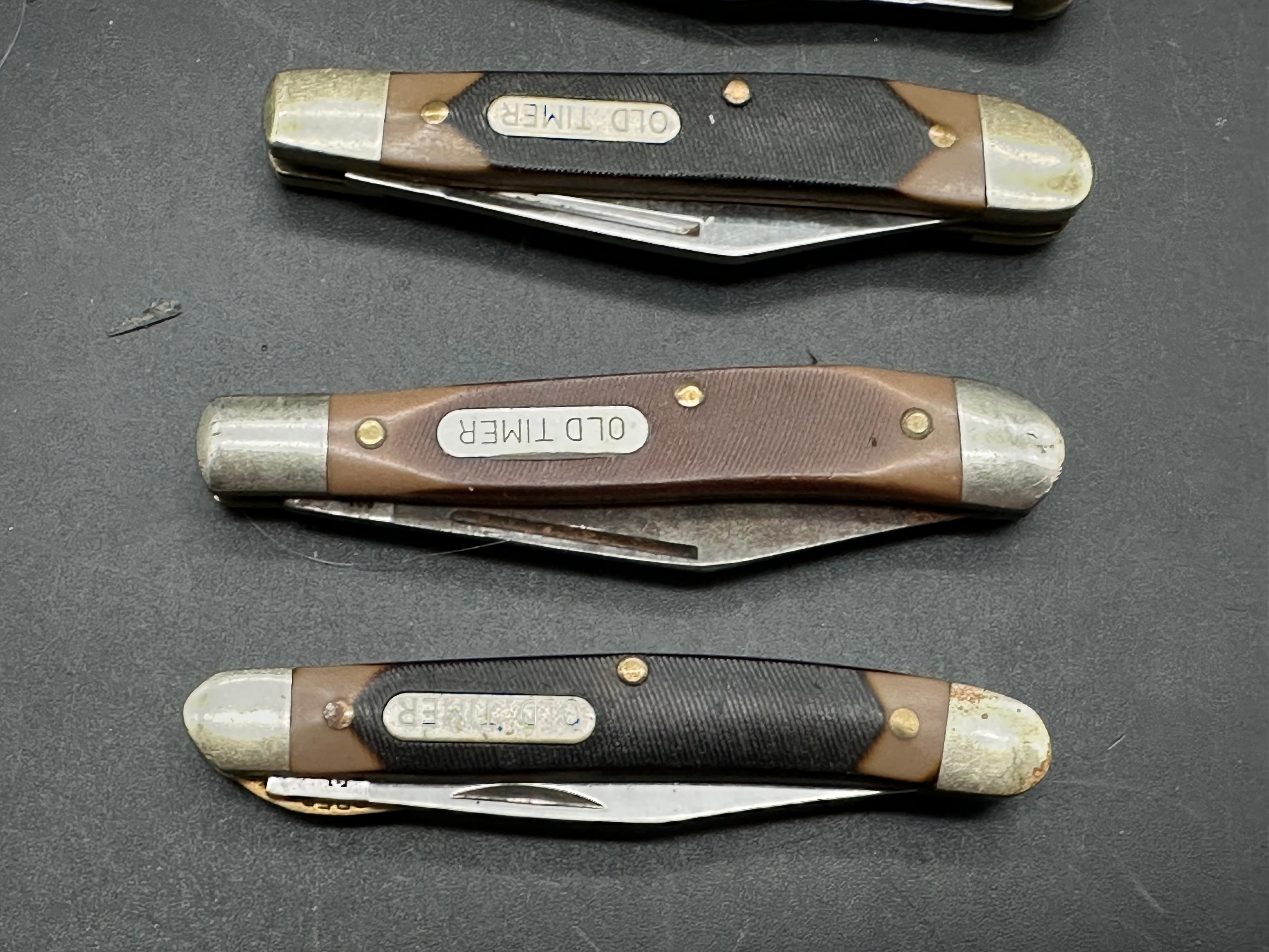 Bundle of 9 Old Timer knives