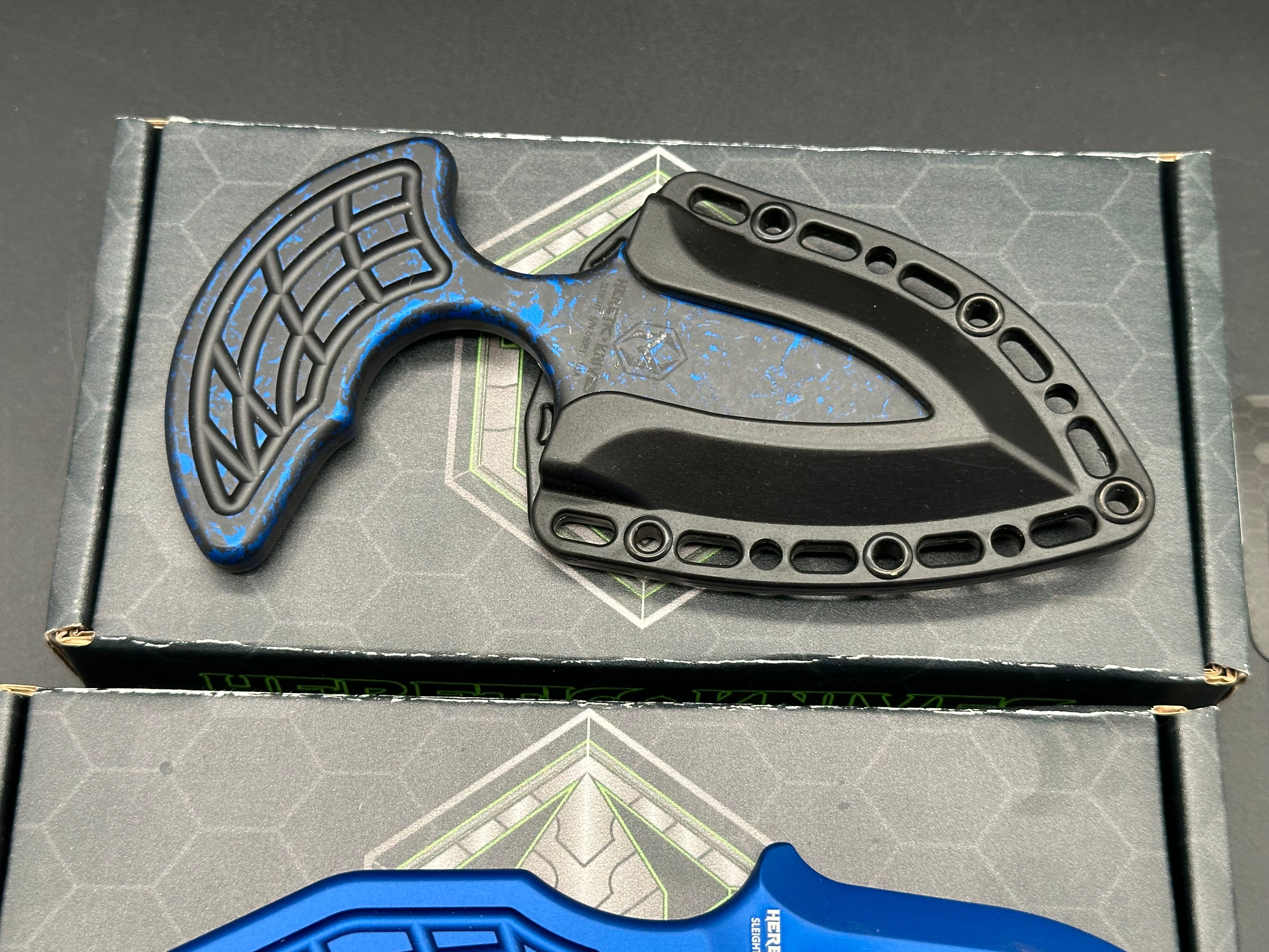 Heretic Sleight Push Dagger and Accessory bundle