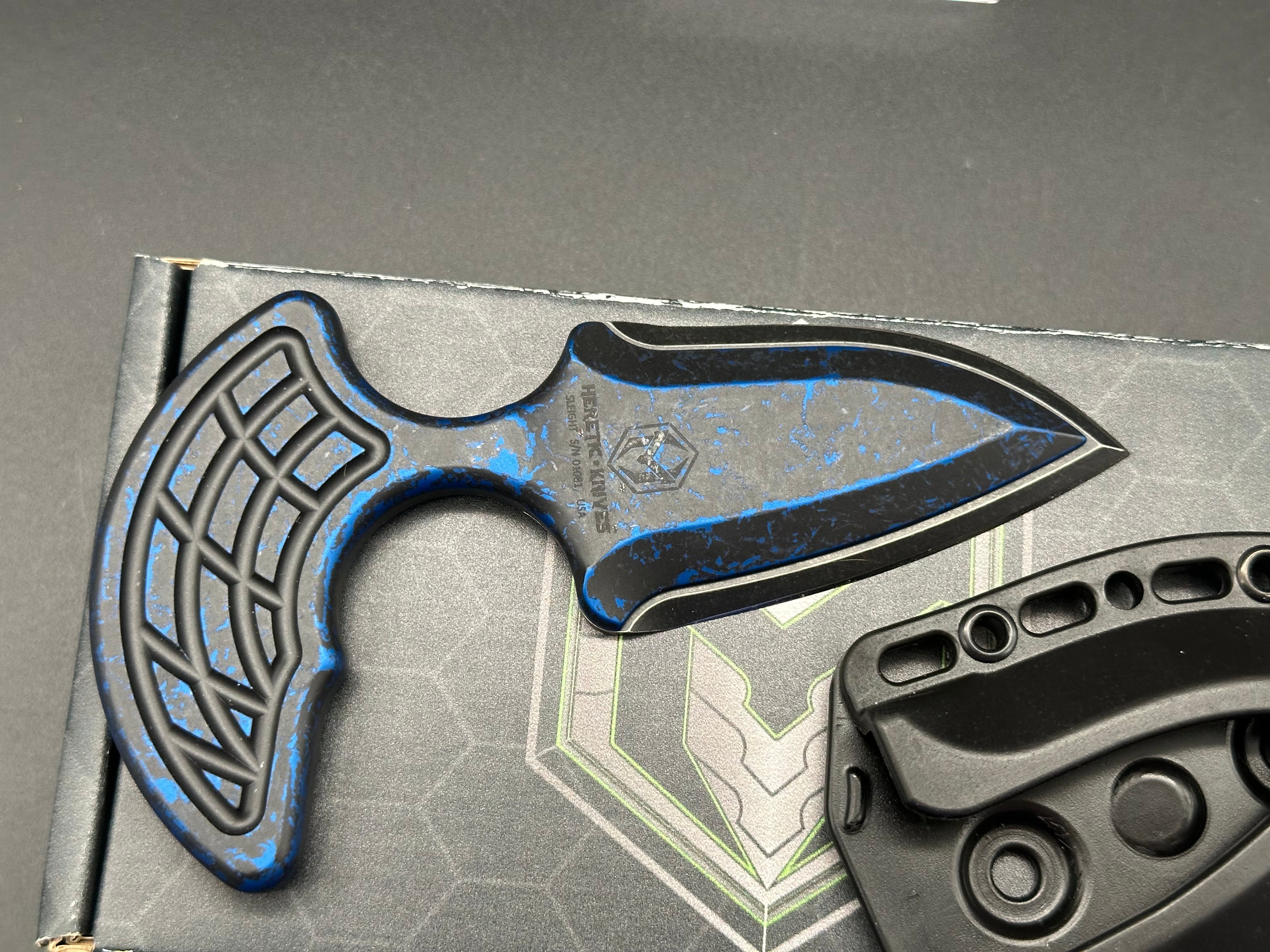 Heretic Sleight Push Dagger and Accessory bundle