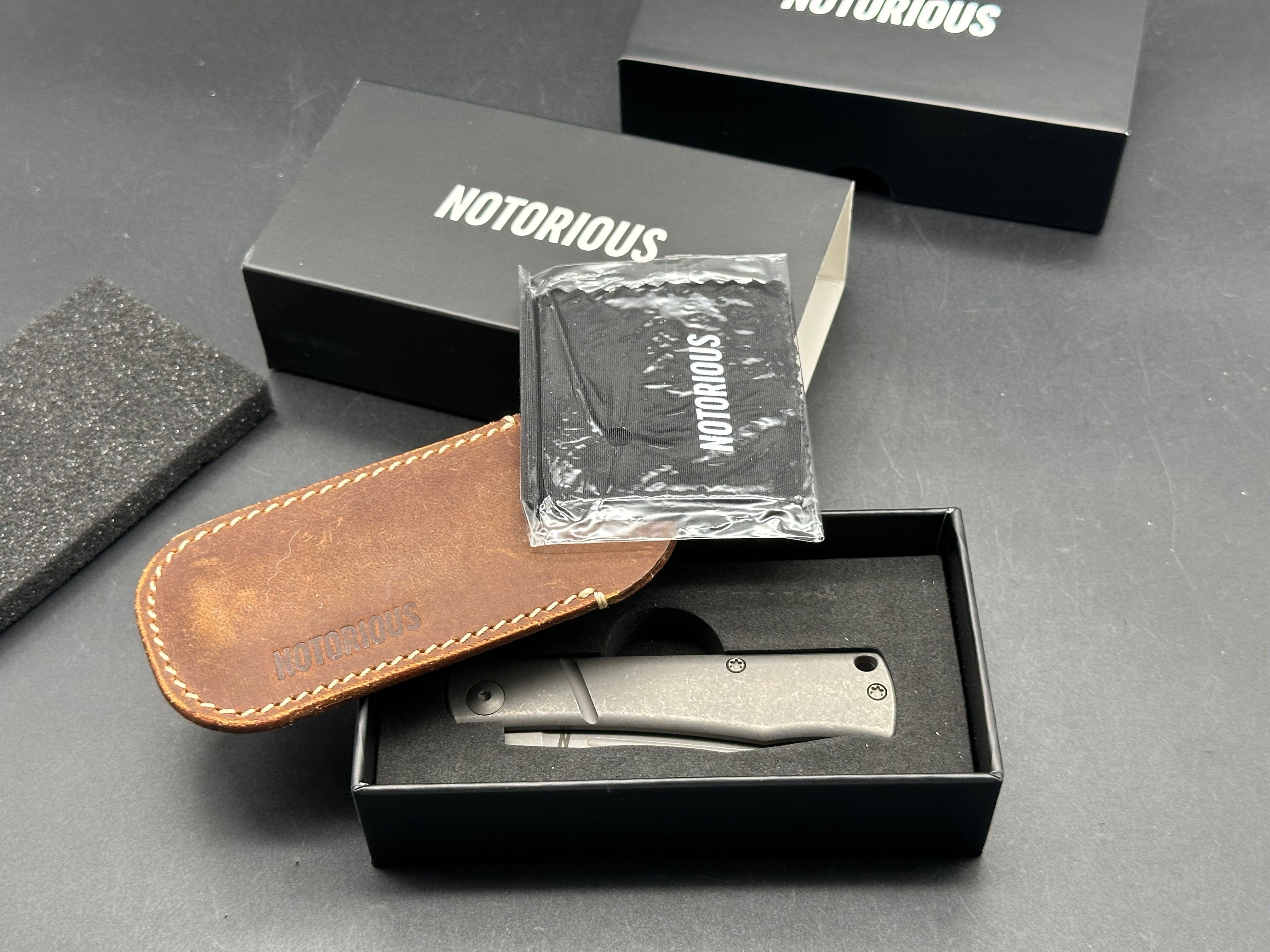 Notorious Kingpin Slip Joint Titanium M390