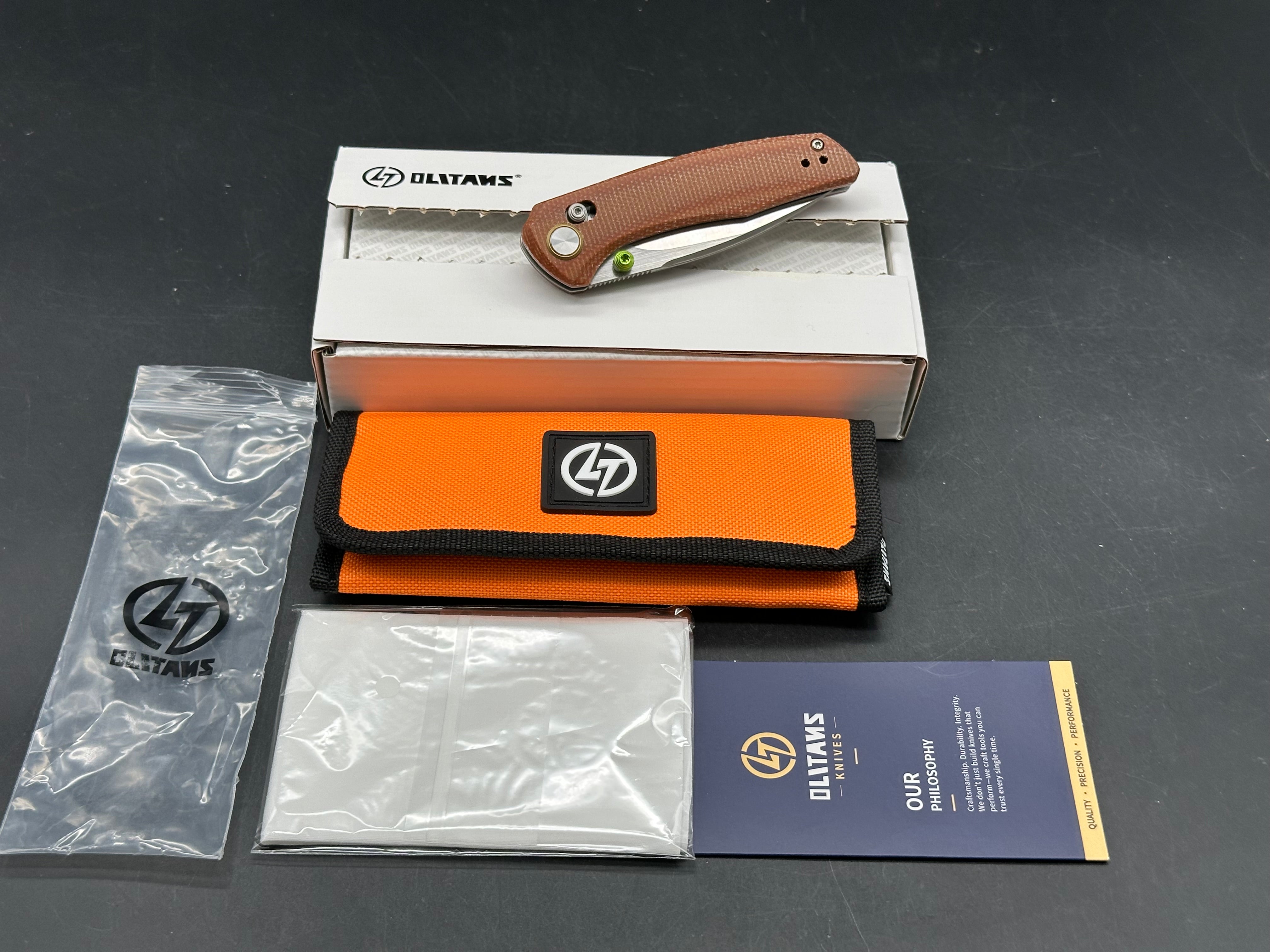 Olitans AVIS G079(2.83''+14C28N+Micarta)Crossbar Lock