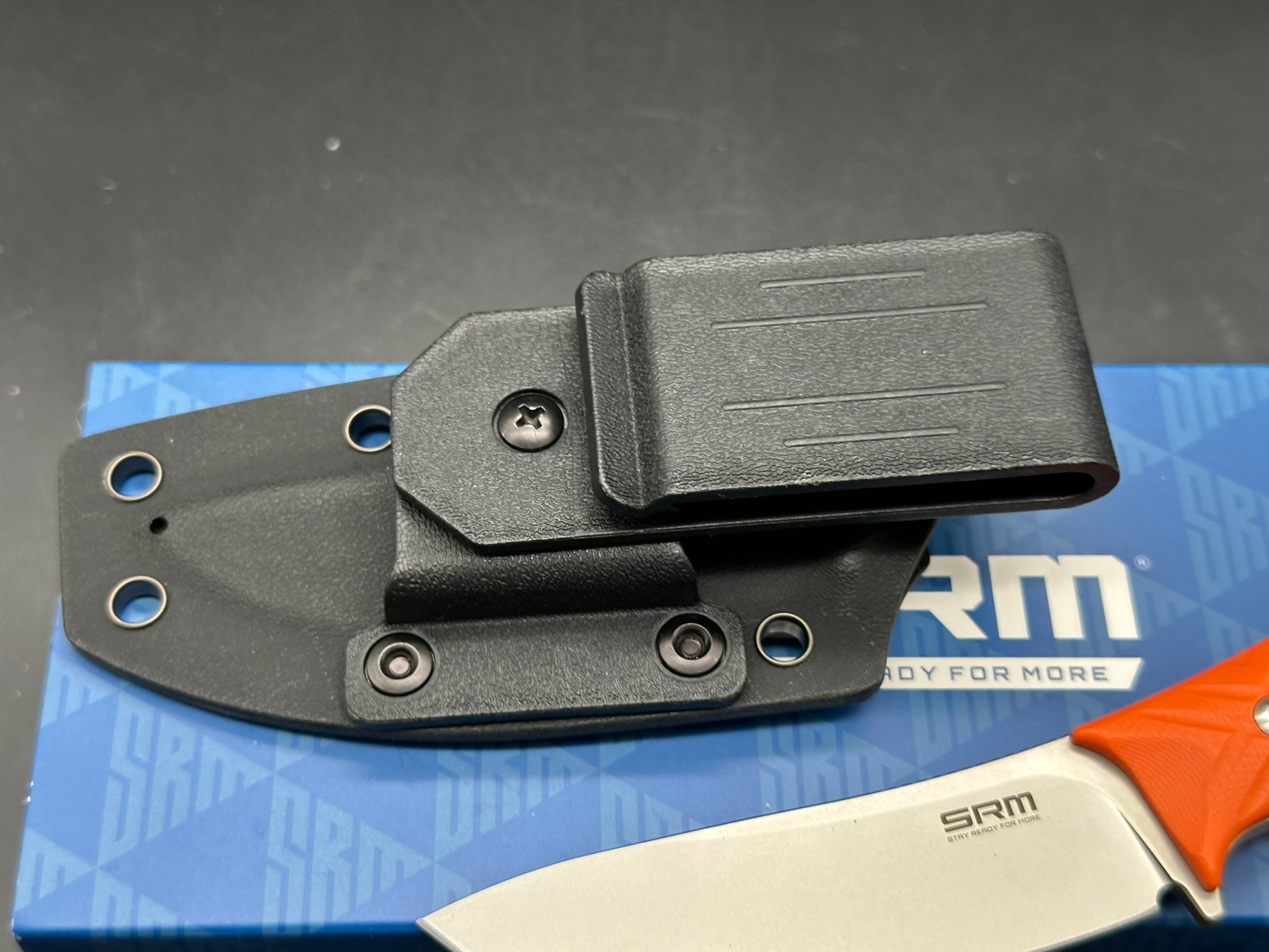 SRM Fossa 605T-GJ (3.4'' 14C28N Blade, G10 Handle)