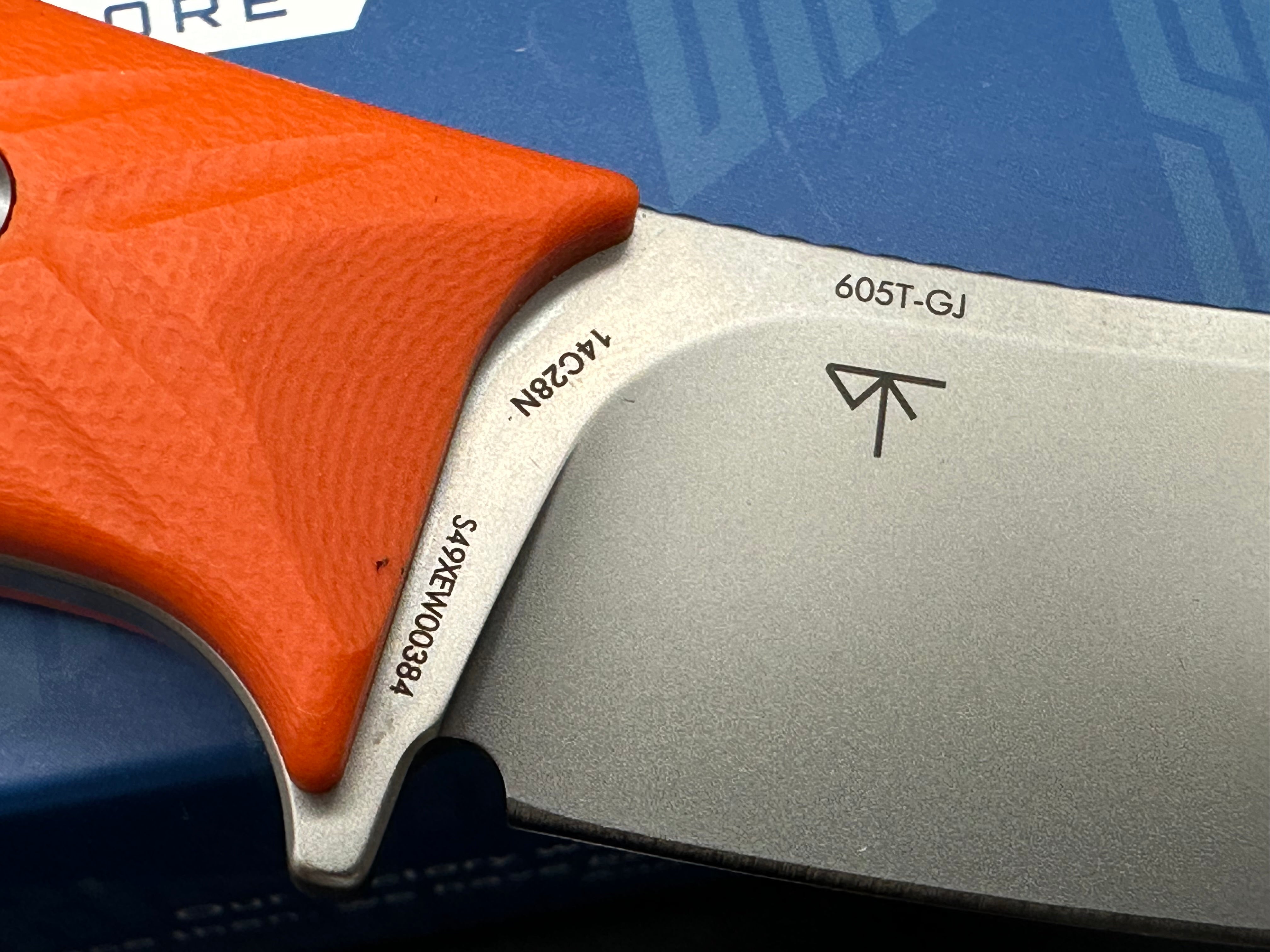 SRM Fossa 605T-GJ (3.4'' 14C28N Blade, G10 Handle)
