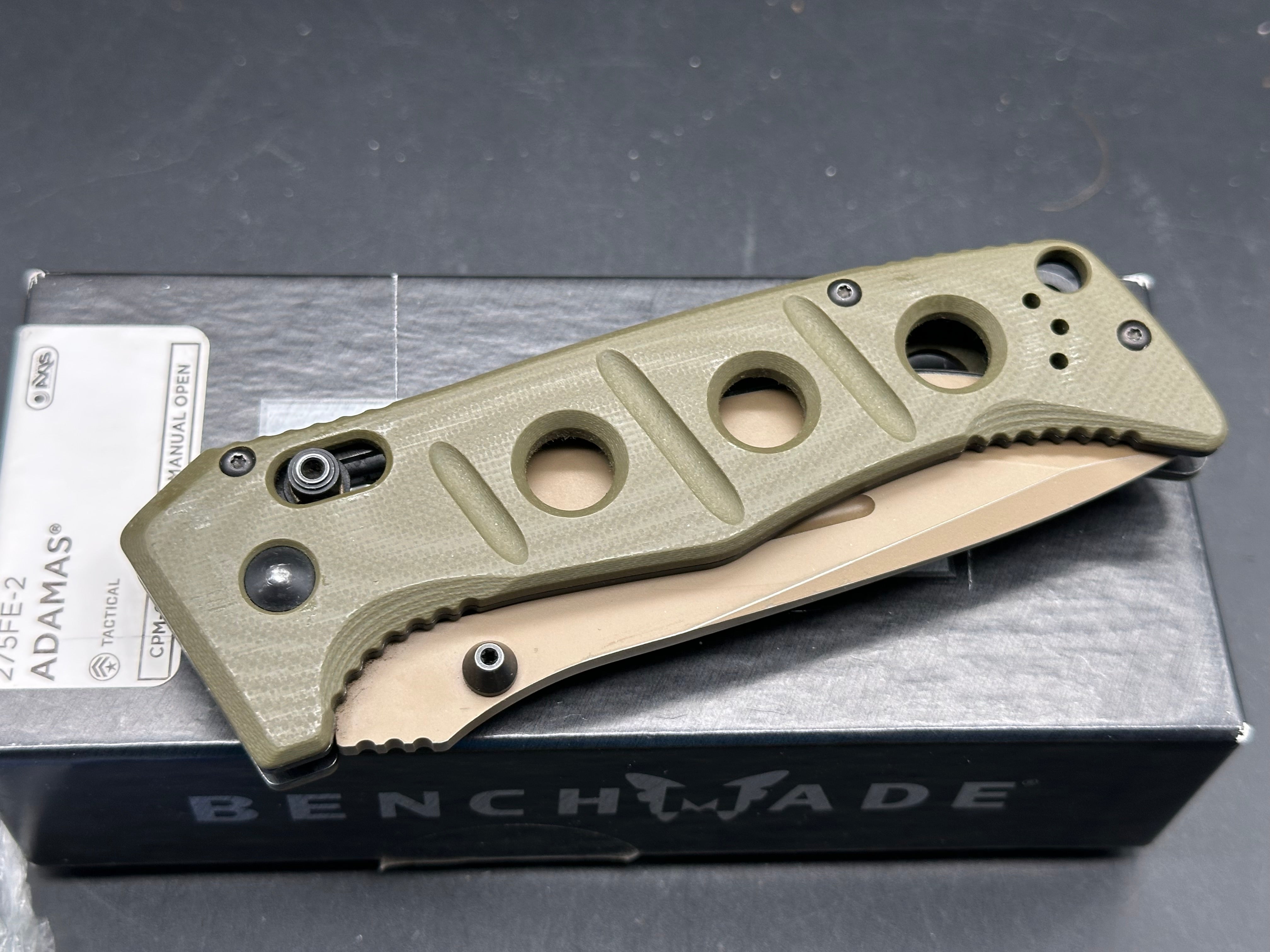 Benchmade Large Adamas First Production - Early Adamas CPM CruWear