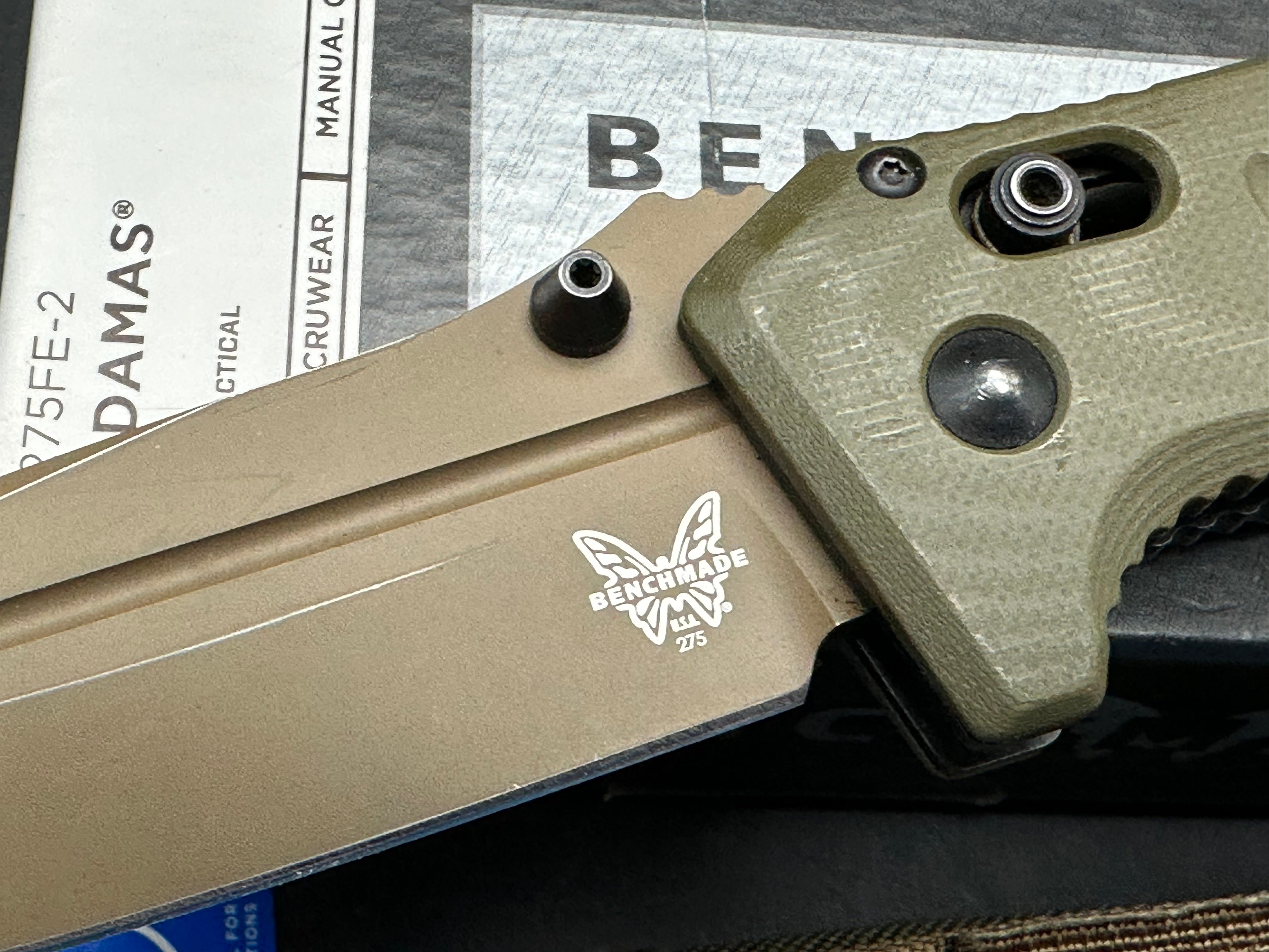 Benchmade Large Adamas First Production - Early Adamas CPM CruWear
