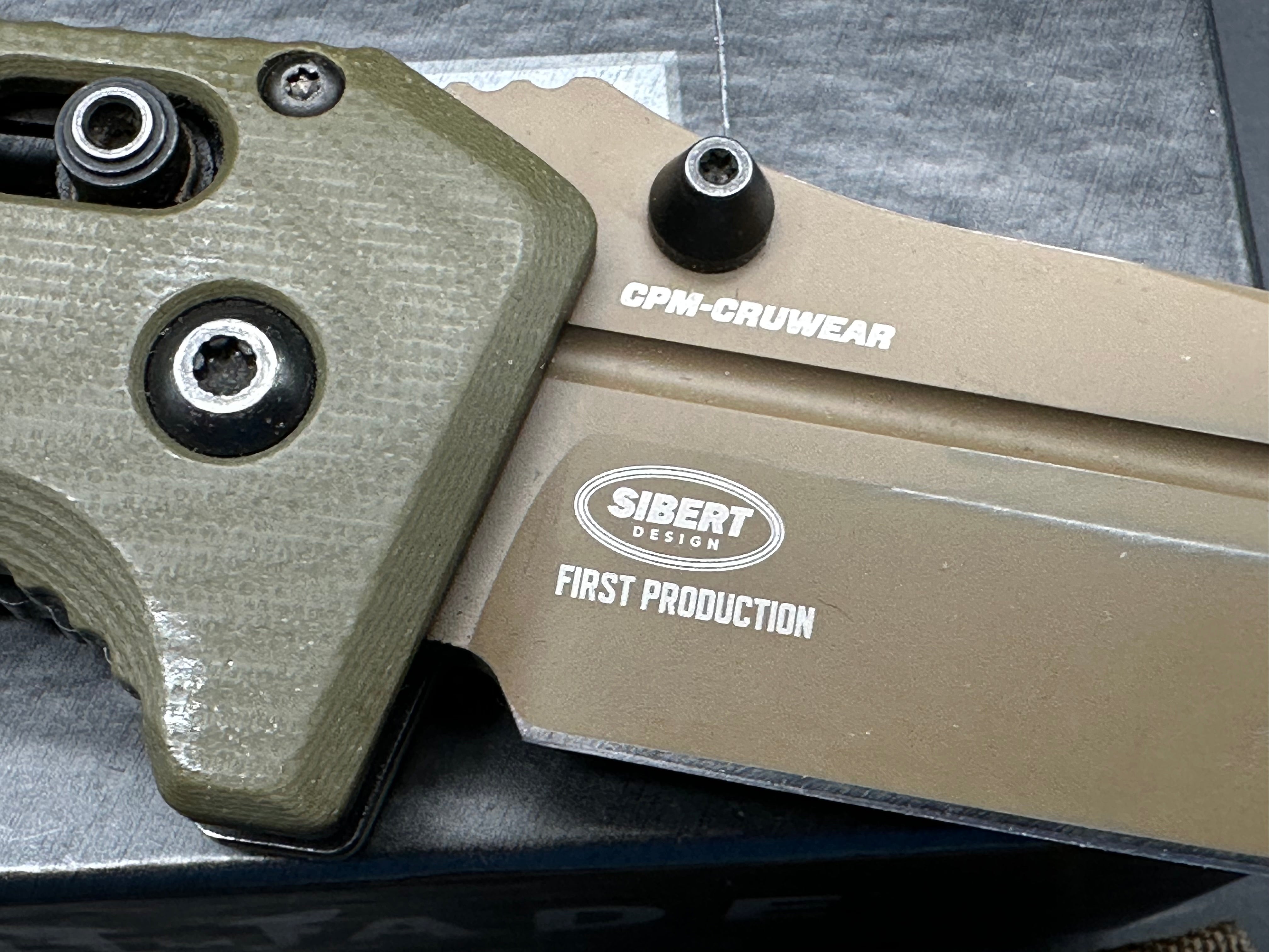 Benchmade Large Adamas First Production - Early Adamas CPM CruWear