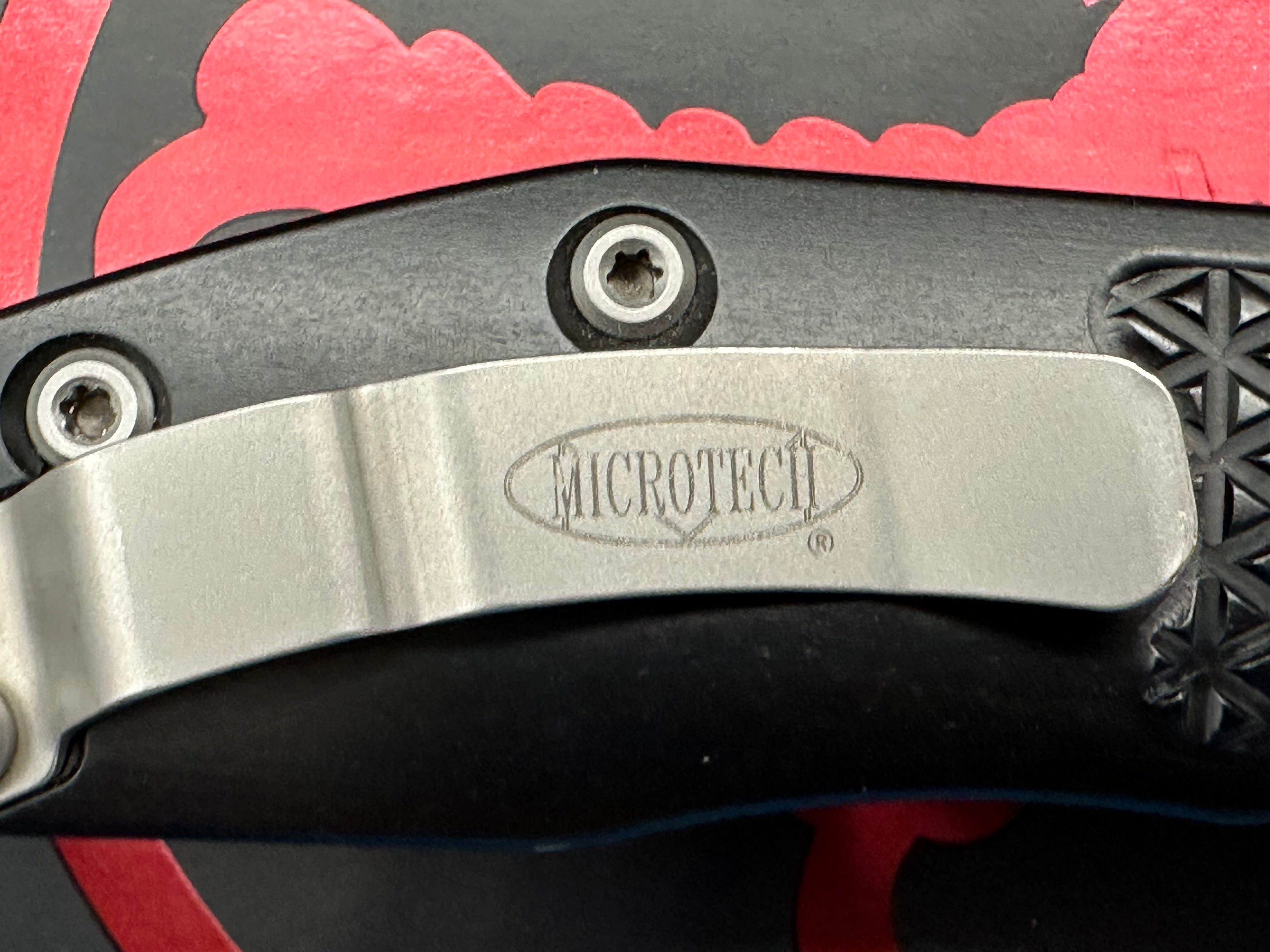 Microtech Stitch A S/E Stonewash Standard 169-10 Standard Stitch automatic with plain edge stonewash 204P blade