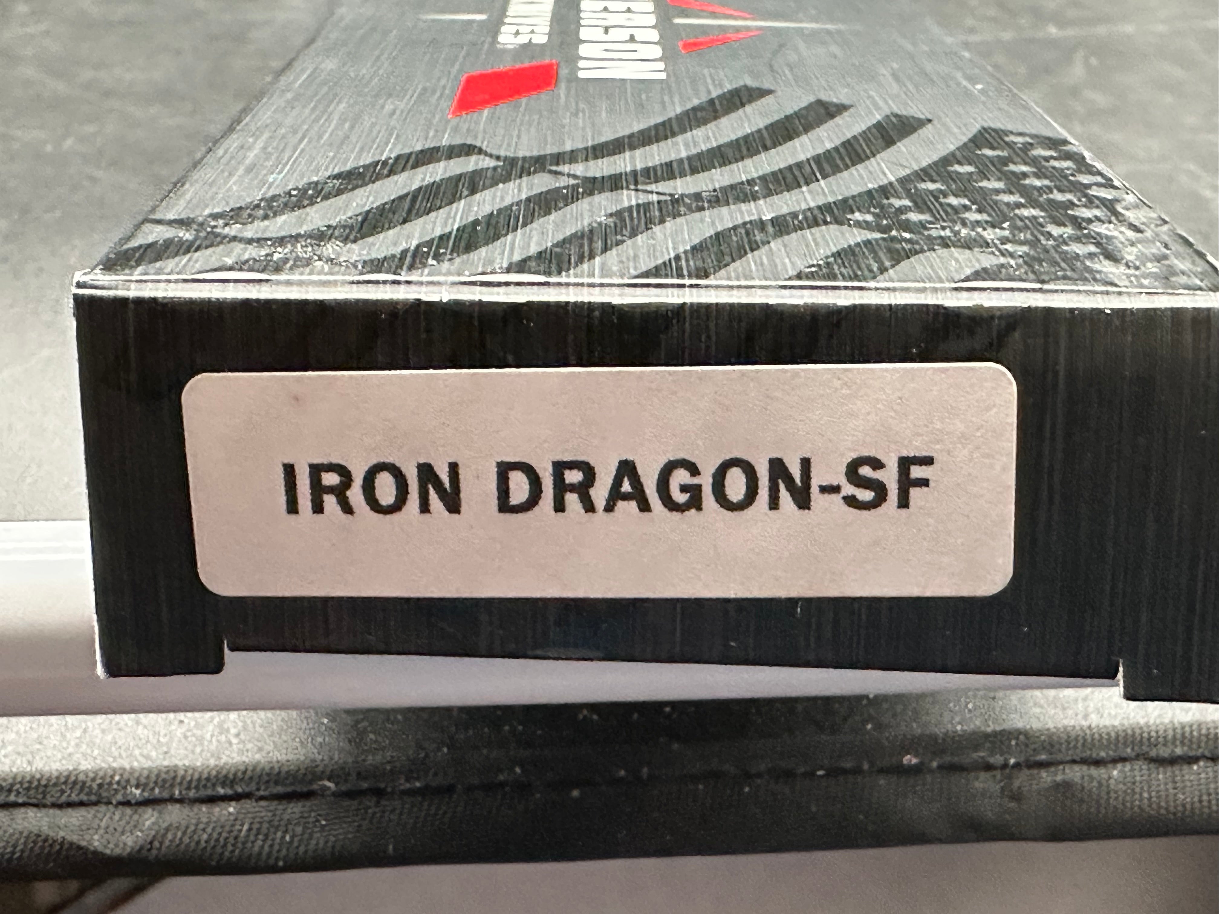 Emerson Iron Dragon liner lock black G10 154CM