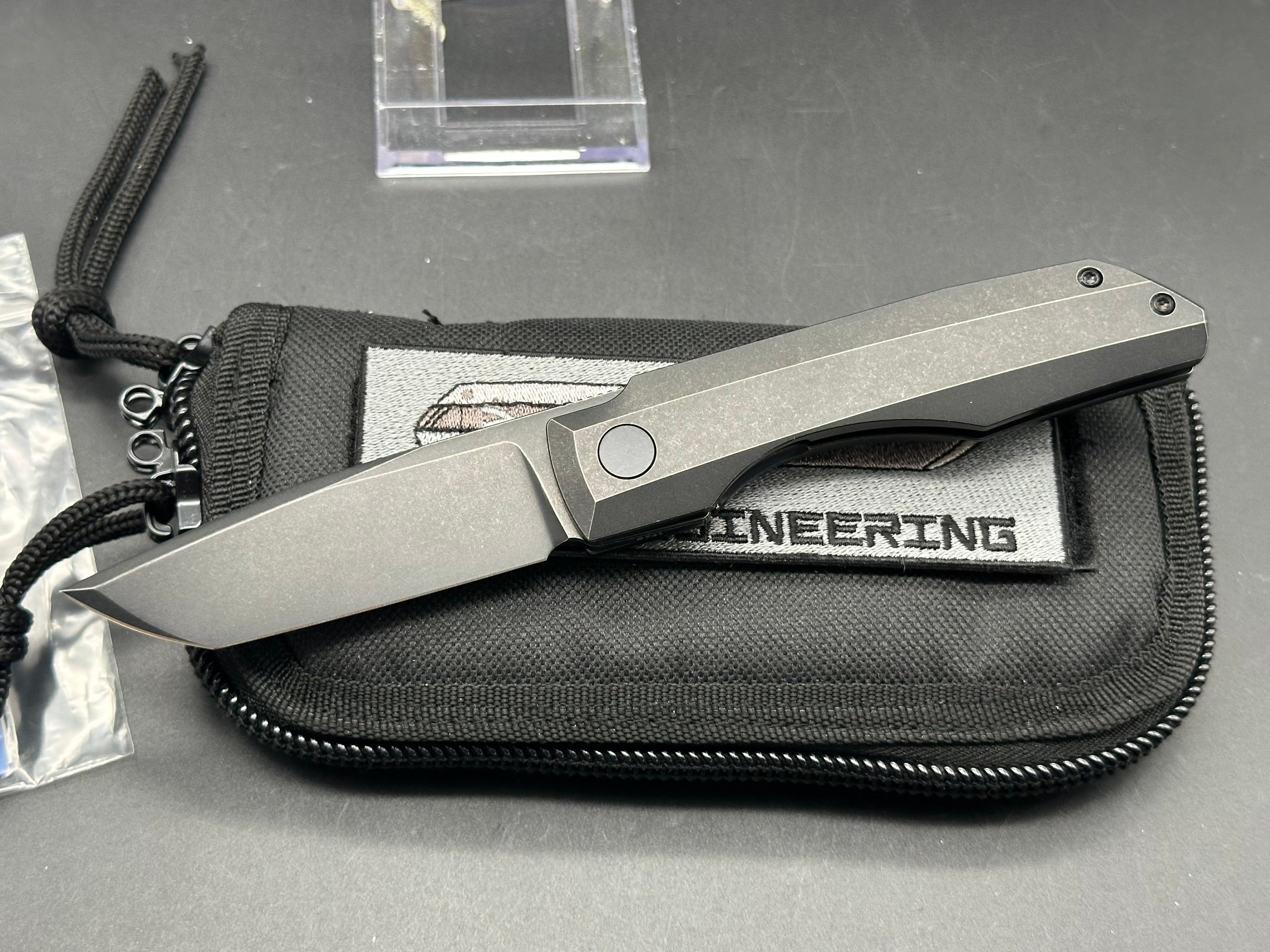 Vero Impulse Mini (2nd Run) - #741, M390 Blade, Full Blackwash Ti