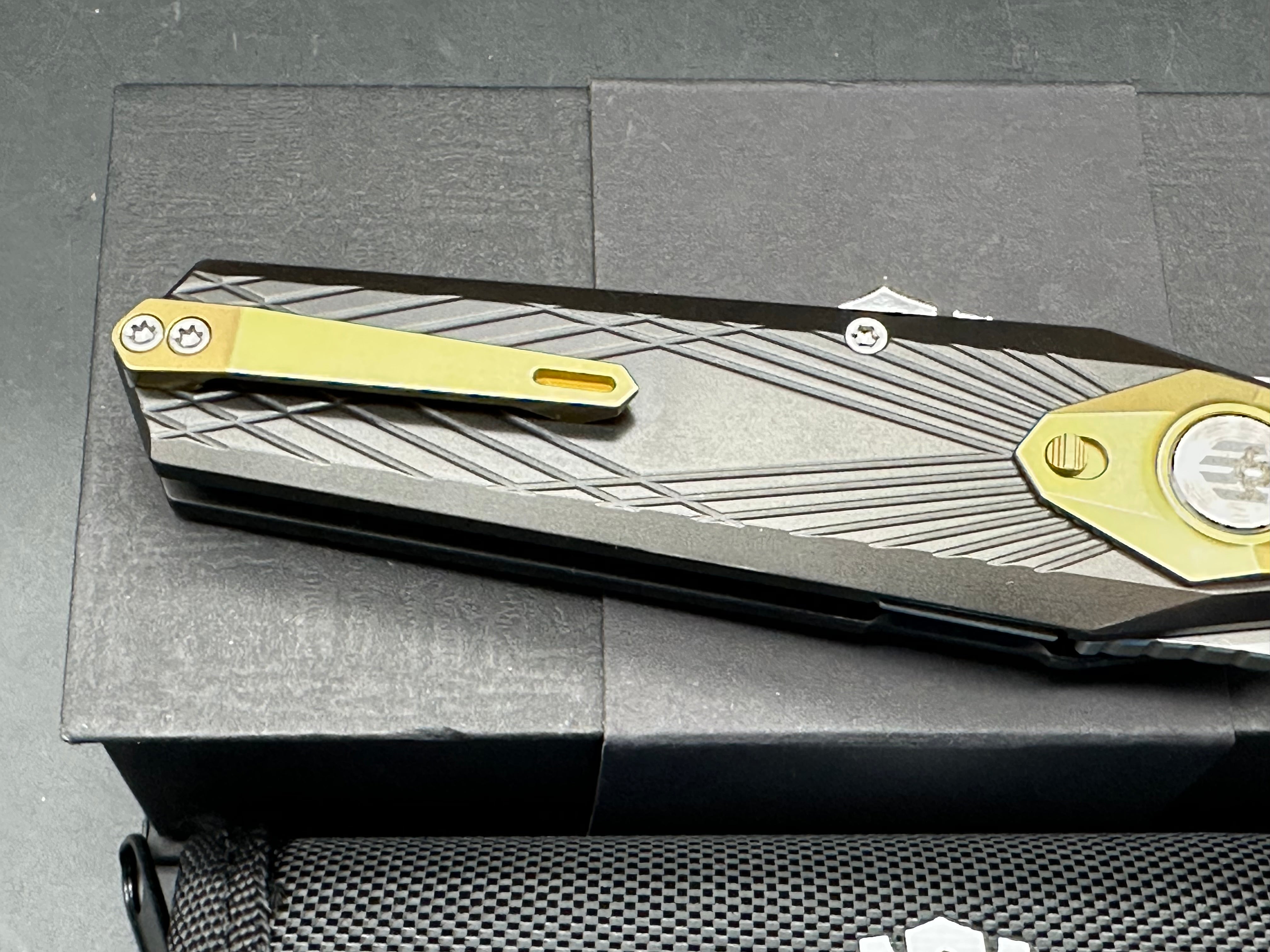 REMETTE RT-Infinite Power Knife M390 Blade Titanium Handle Folding Pocket EDC Tactical Knife