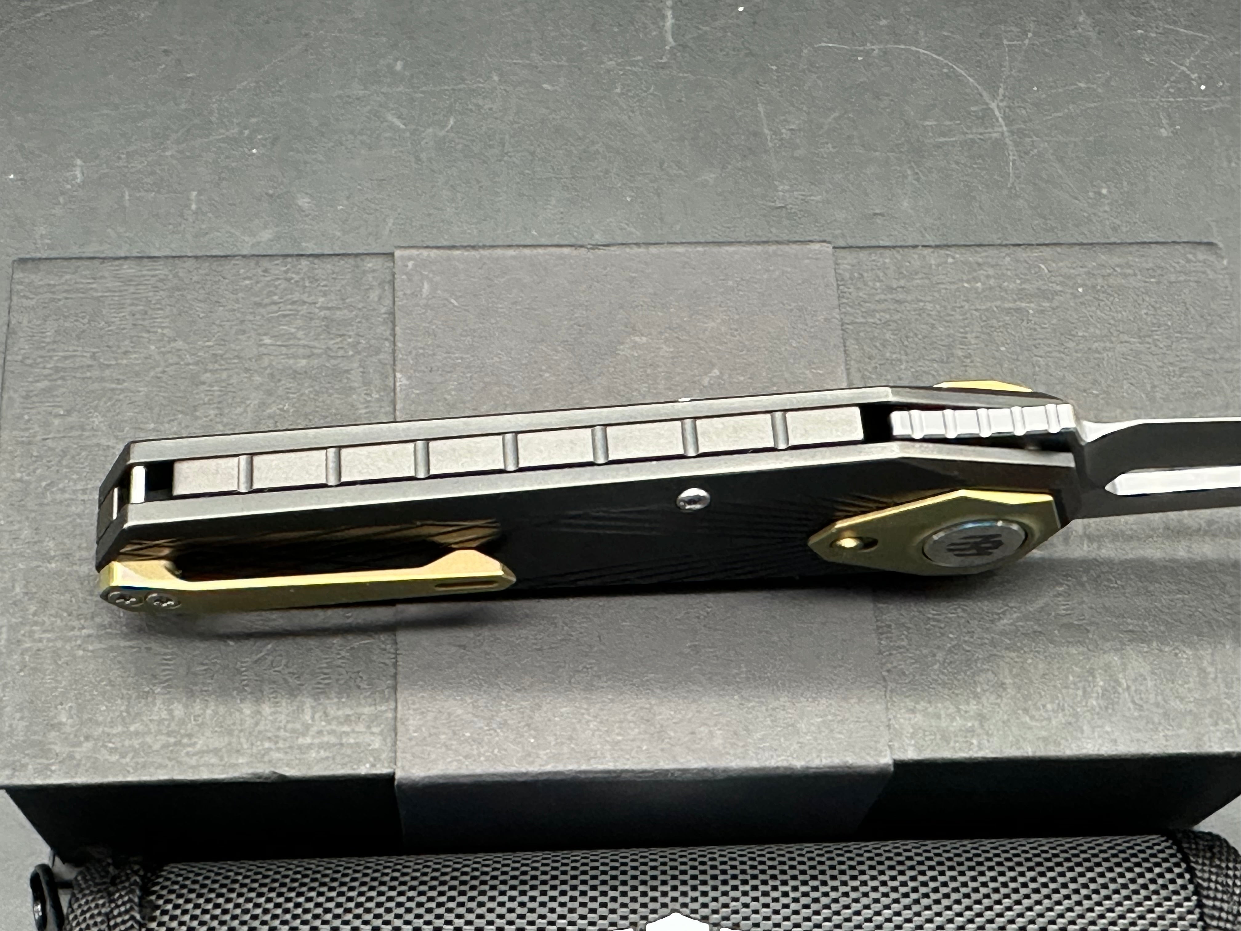 REMETTE RT-Infinite Power Knife M390 Blade Titanium Handle Folding Pocket EDC Tactical Knife