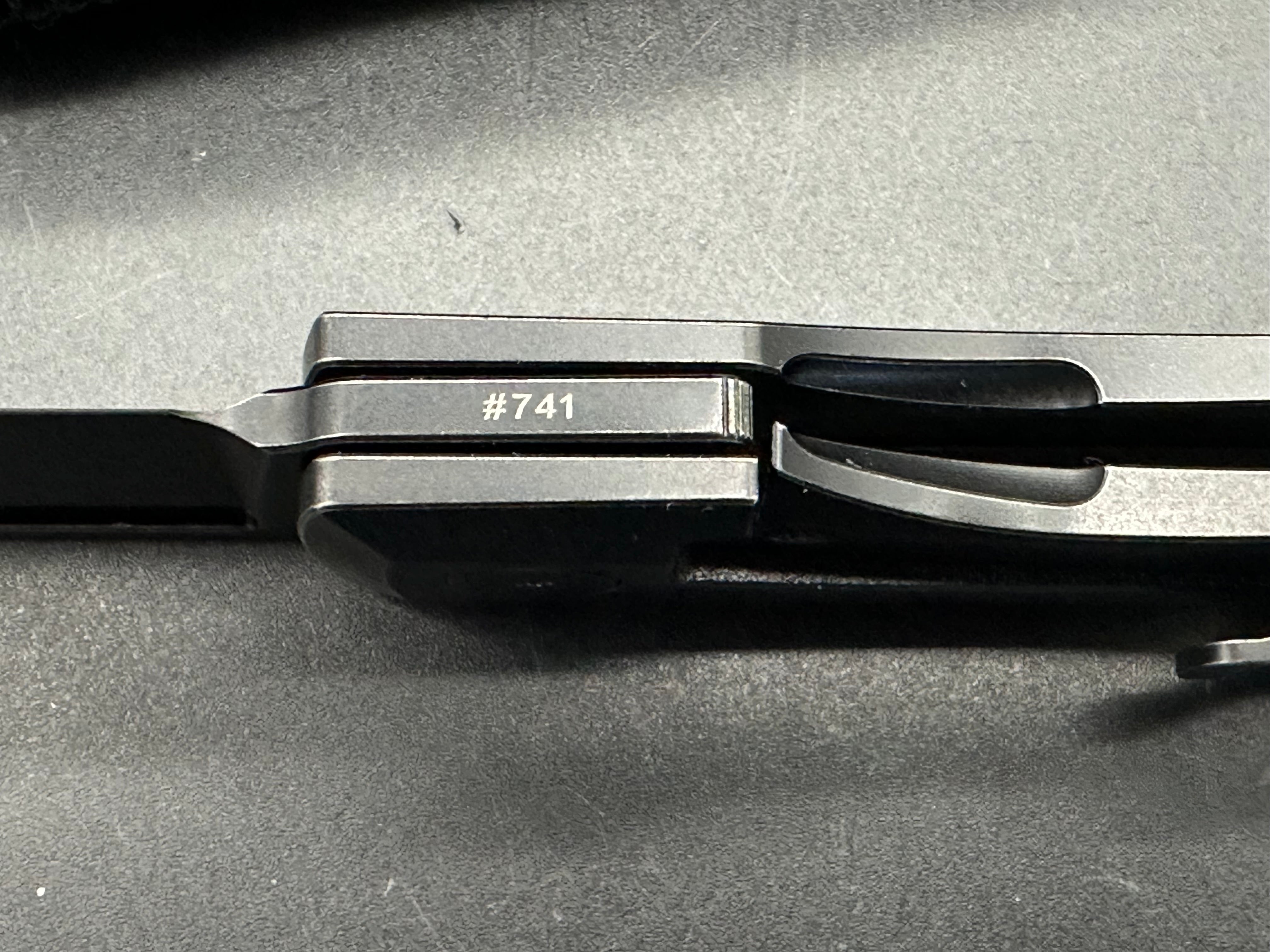 Vero Impulse Mini (2nd Run) - #741, M390 Blade, Full Blackwash Ti