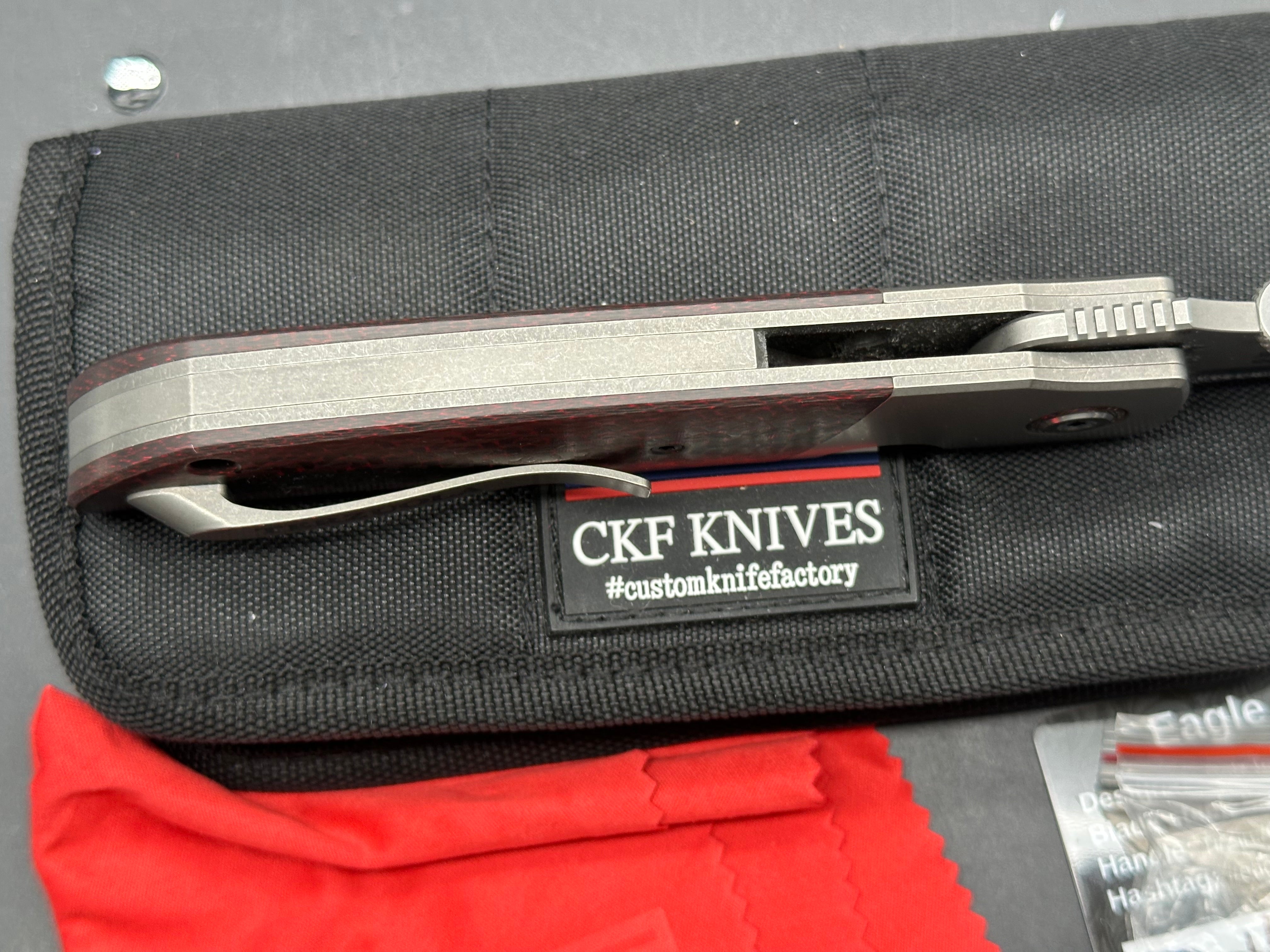 Custom Knife Factory (CKF) Terzuola Eagle Rock designed by Bob Terzuola