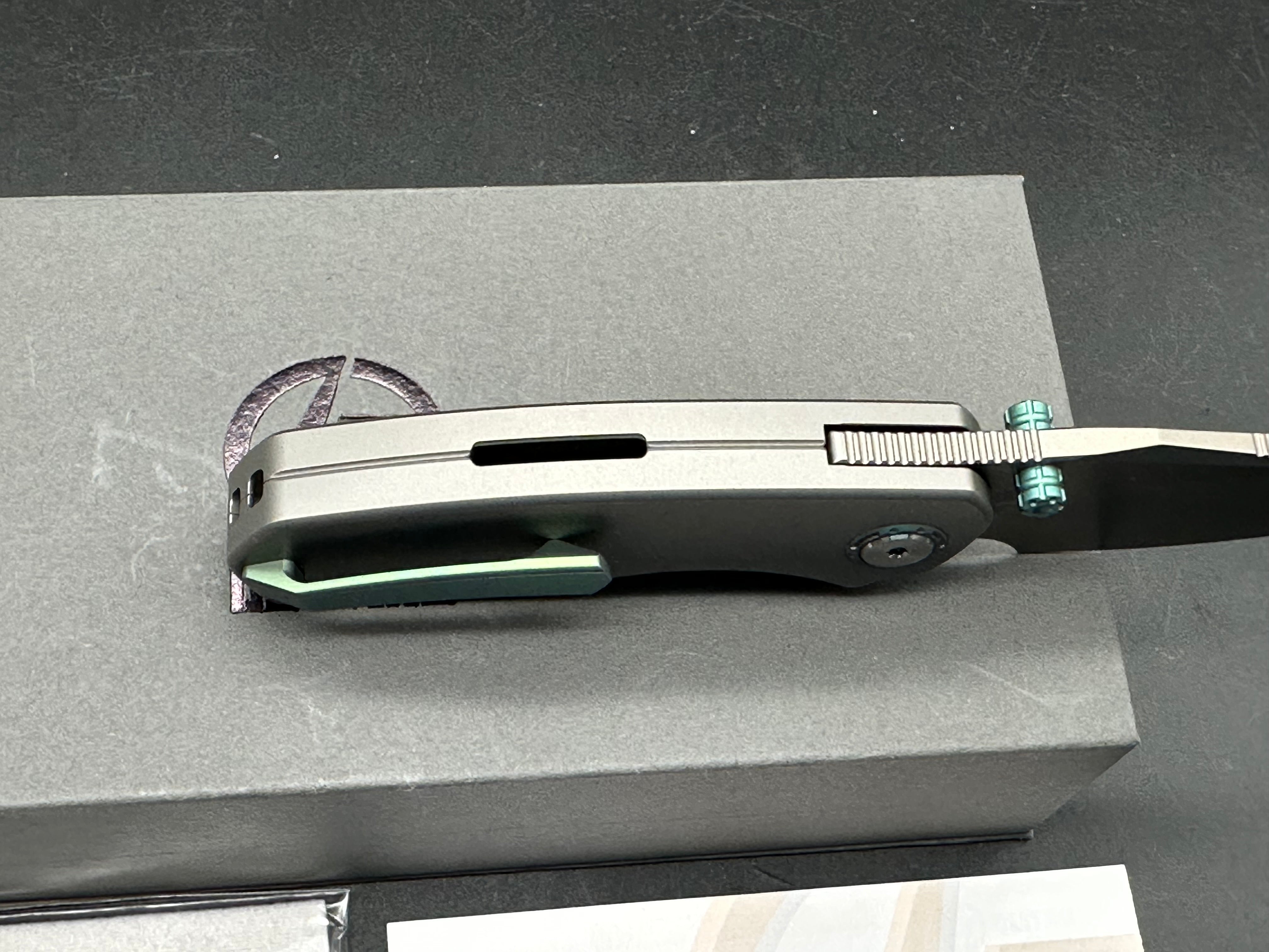 Olitans Mini Ti-Mastiff T074( 2.36'' + Bohler M390 + Titanium )
