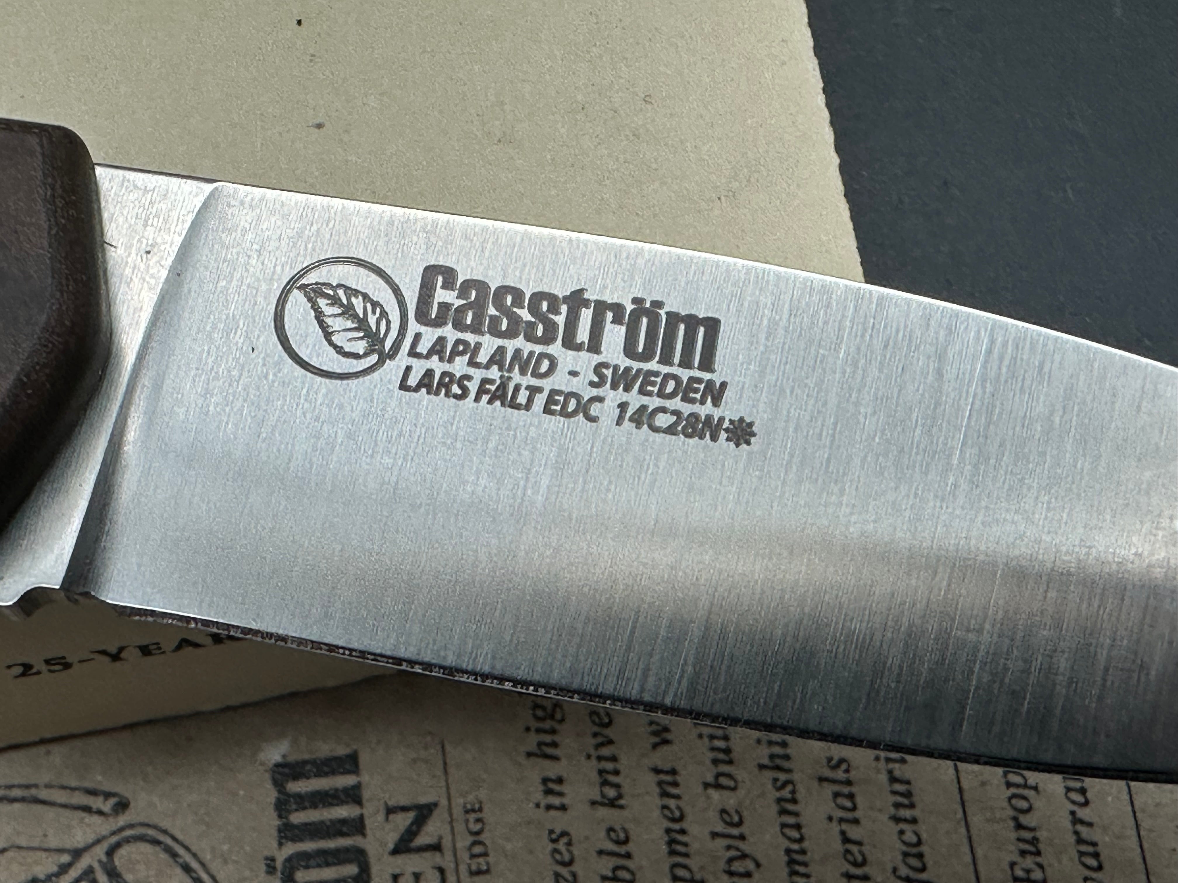 Casstrom (Sweden) Lars Falt every day carry version of Lars Falt back lock