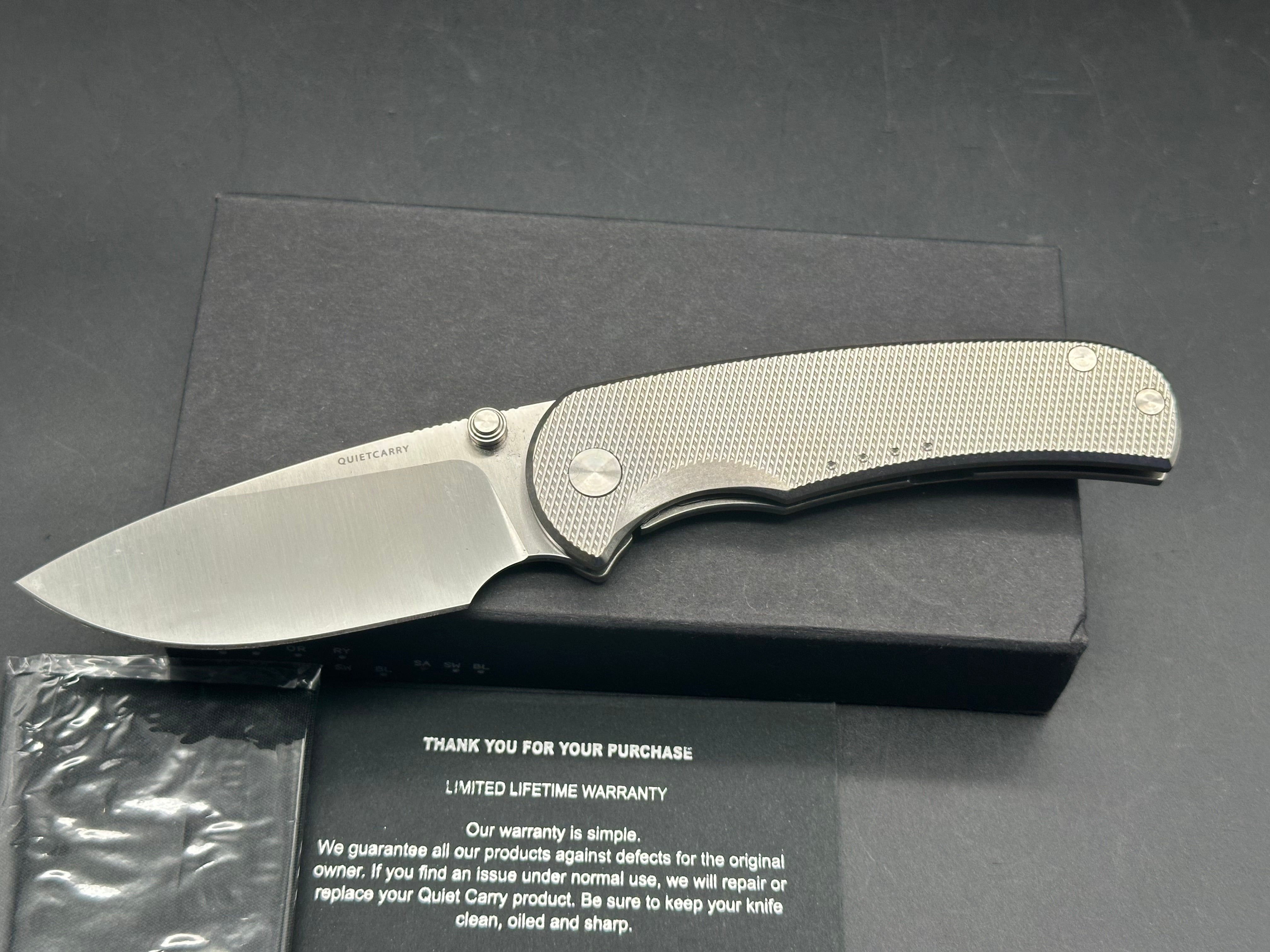 Quiet Carry Drift titanium handle w/Vanax