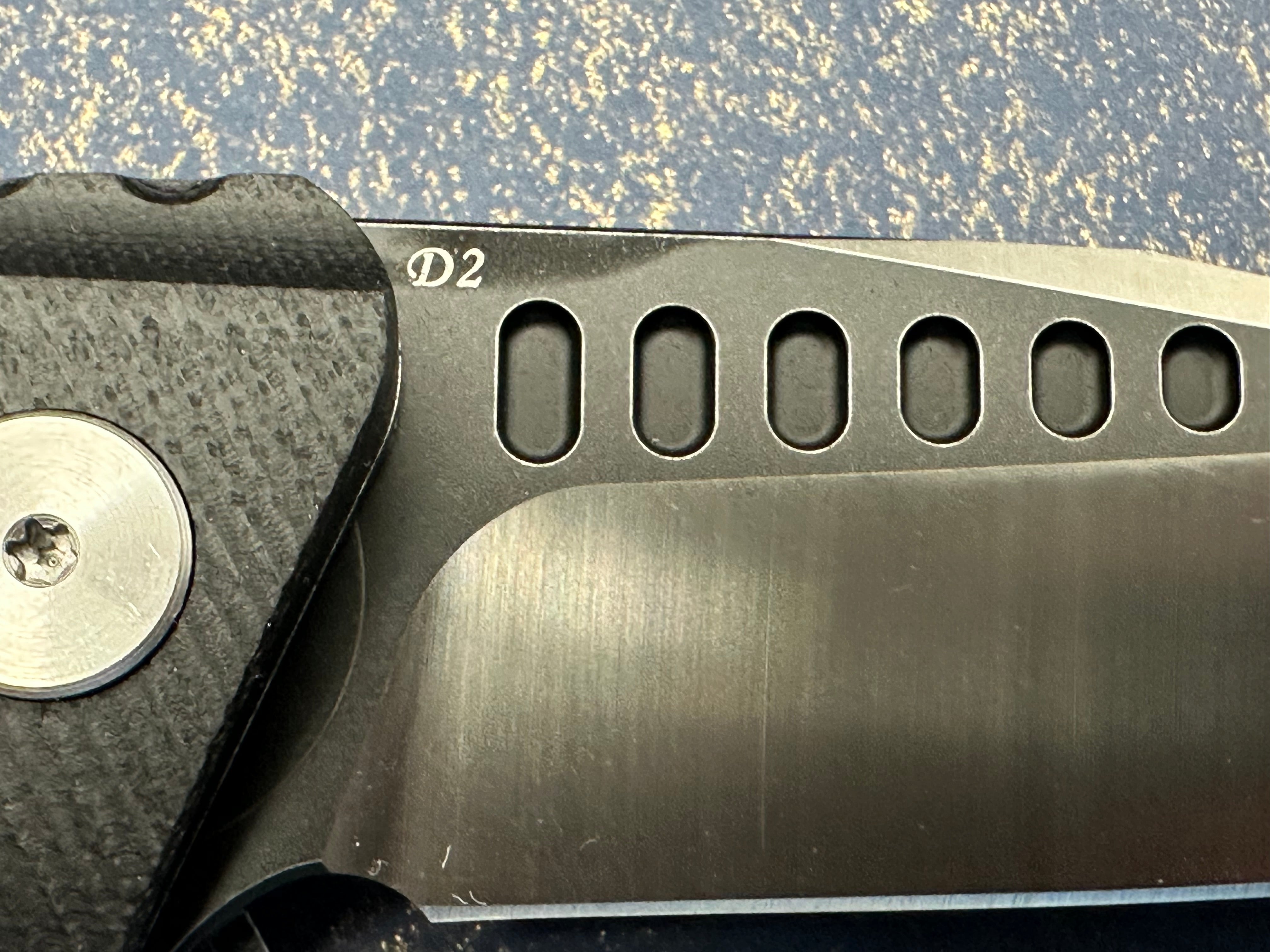 TRIVISA ORION-03B FOLDING KNIFE BLACK G10 HANDLE D2 DROP POINT PLAIN EDGE SATIN/BLACK FINISH