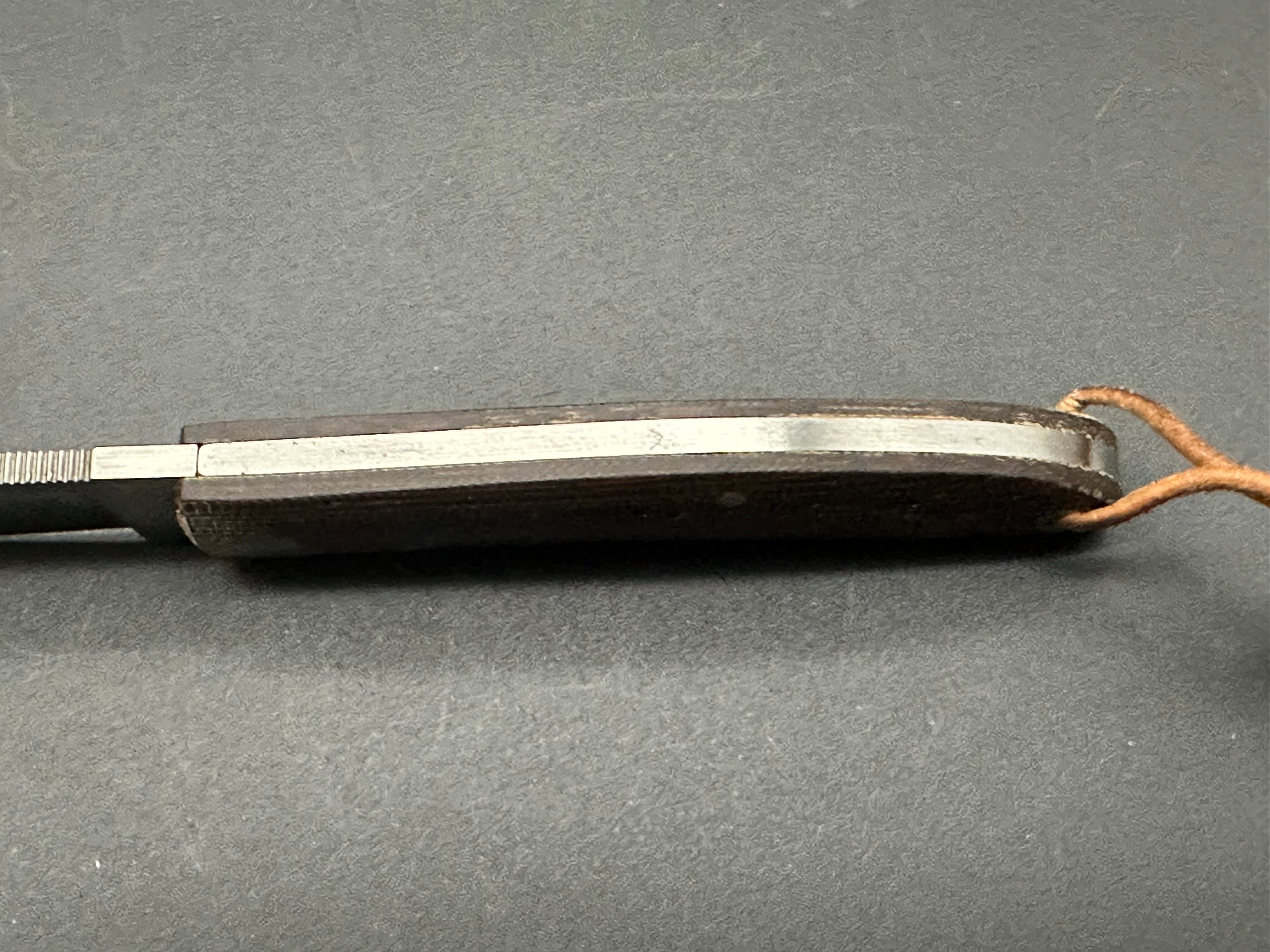 Fox Livri FX273 Slipjoint natural micarta scales w/M390 blade