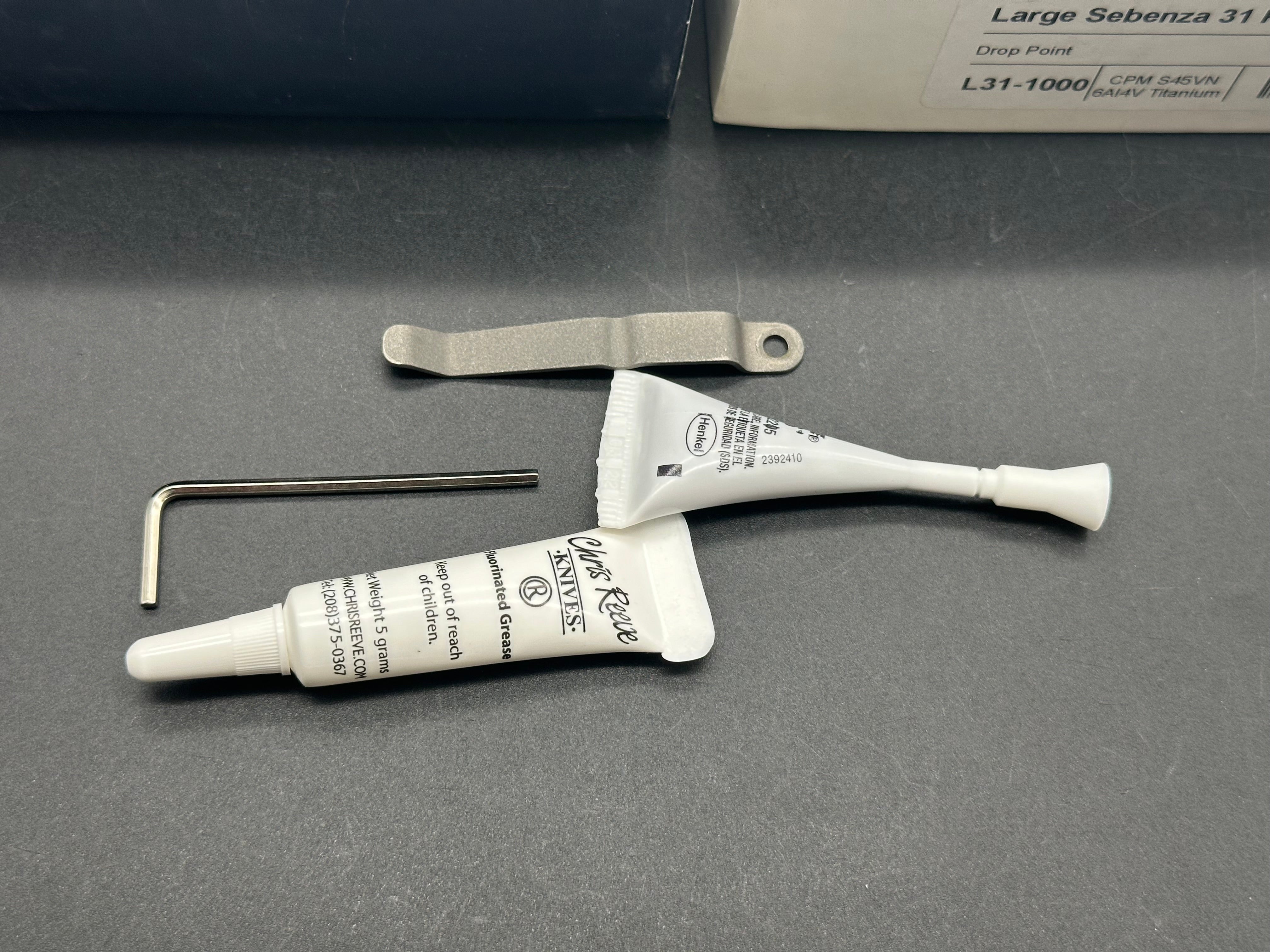 Chris Reeves CRK Large Sebenza 31 w/S45VN blade