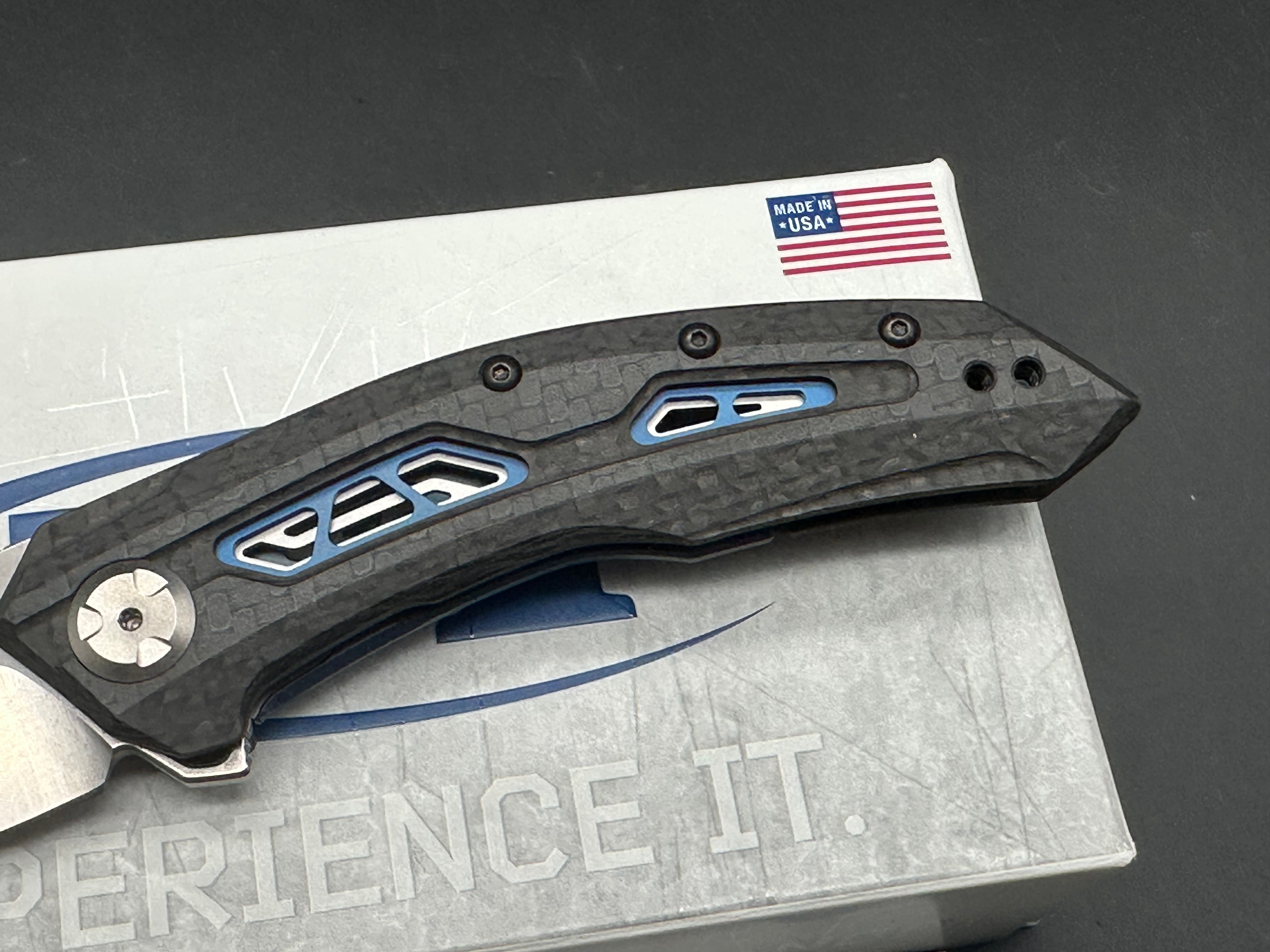 Zero Tolerance 0762 TDS Frame Lock Knife Carbon Fiber (3.75" Satin)