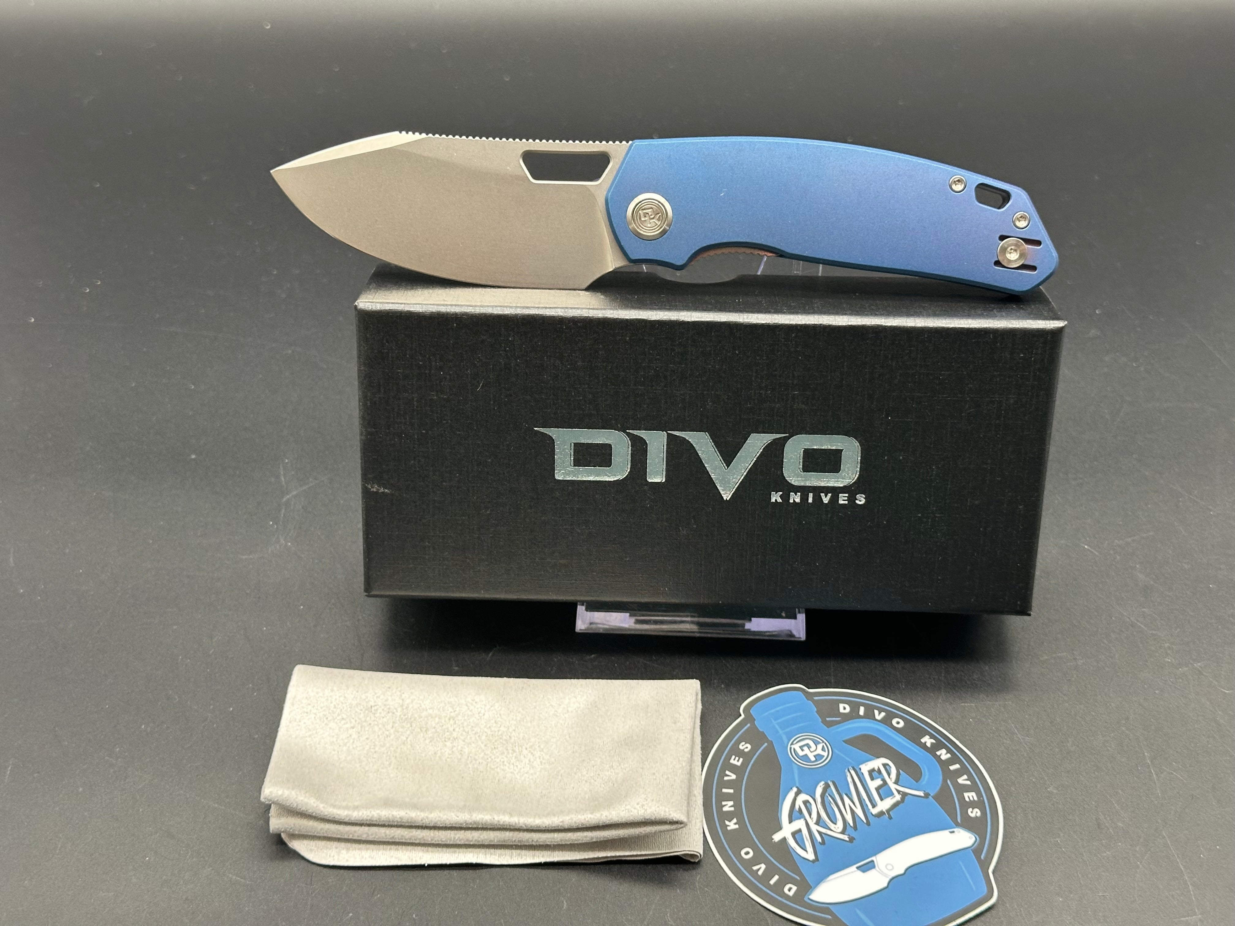 Divo growler 2 blue aluminum