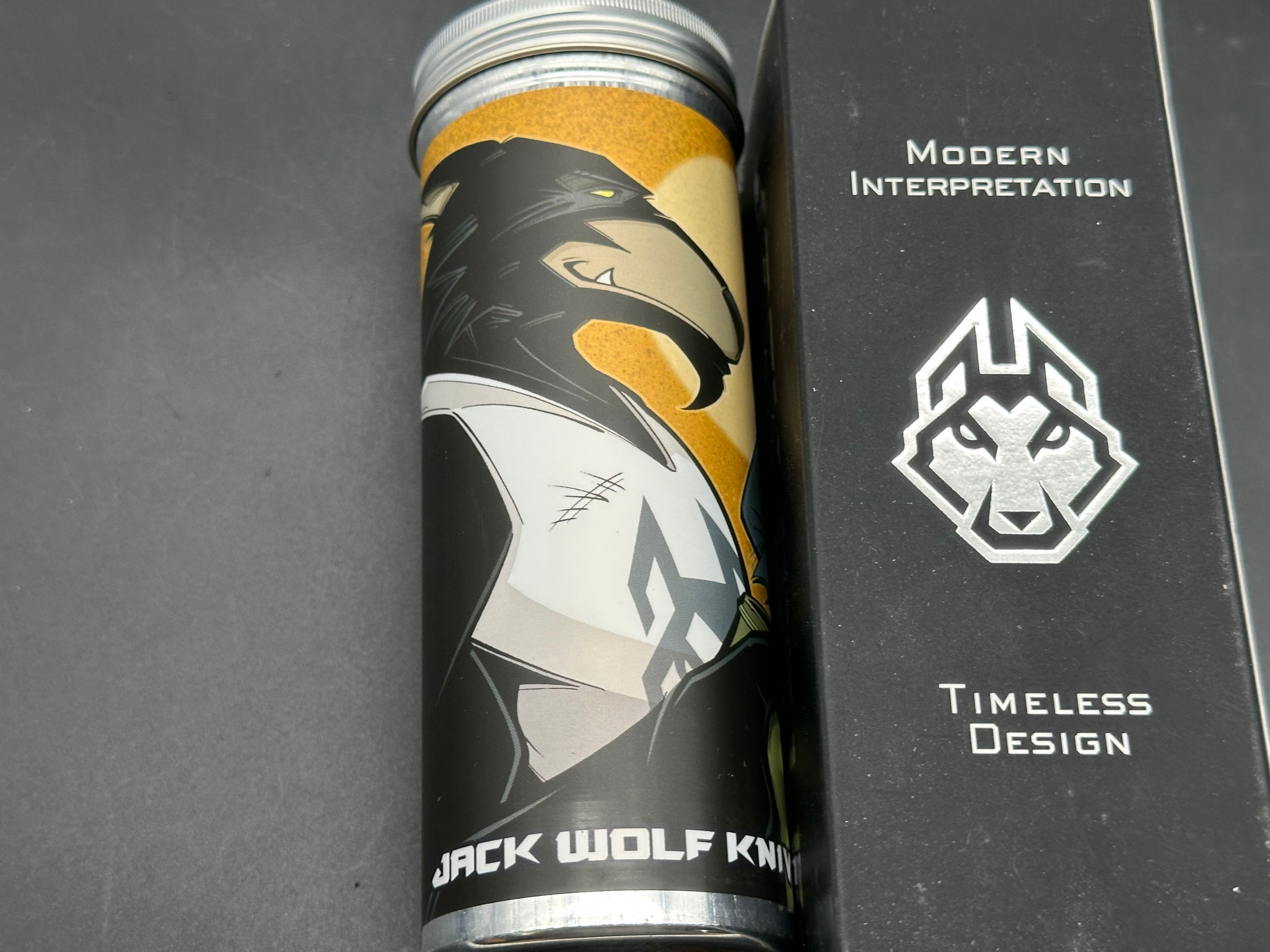 Jack Wolf Knives Big Bro Jack CamoCarbon Gecko