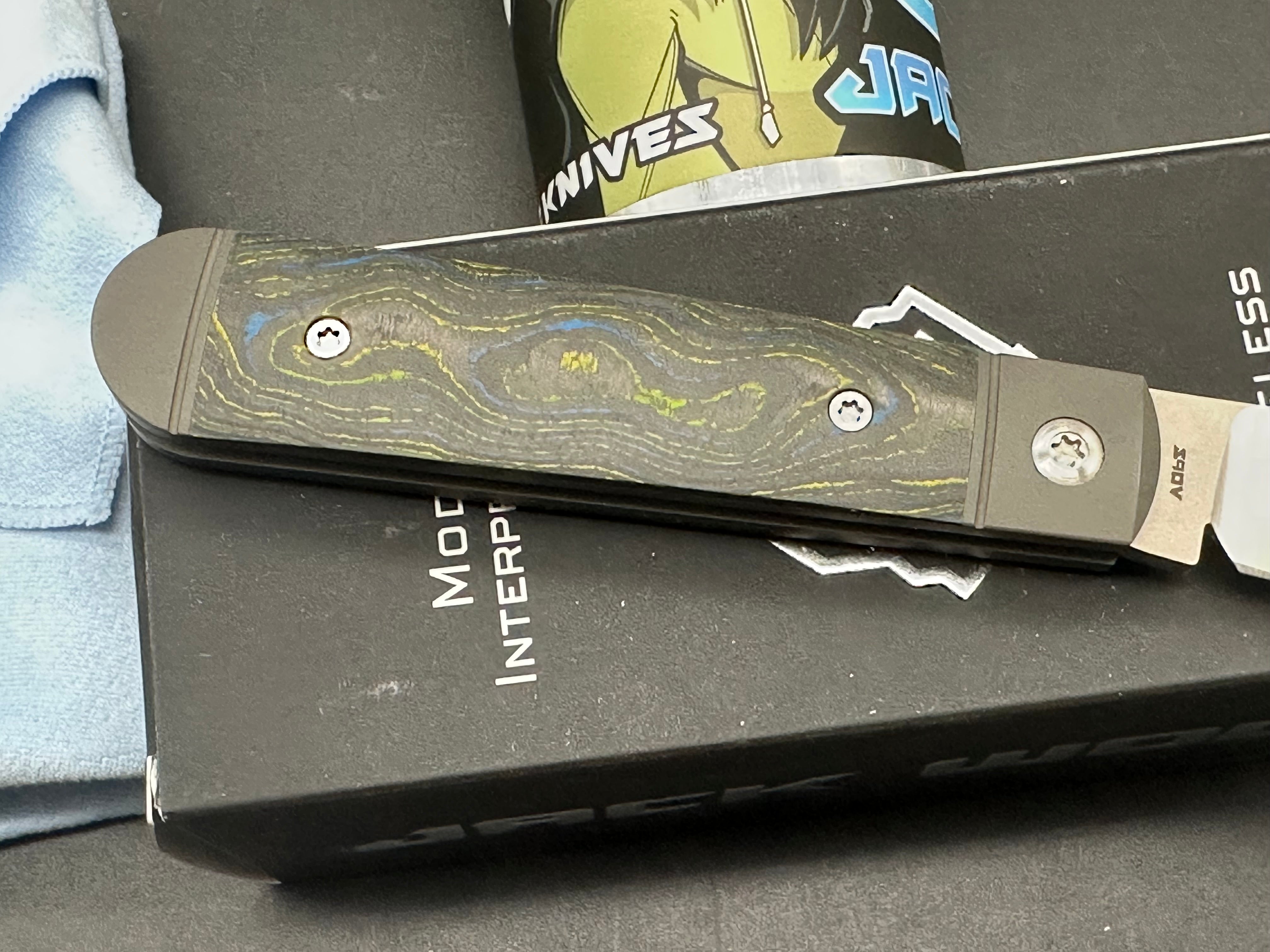 Jack Wolf Knives Big Bro Jack CamoCarbon Gecko