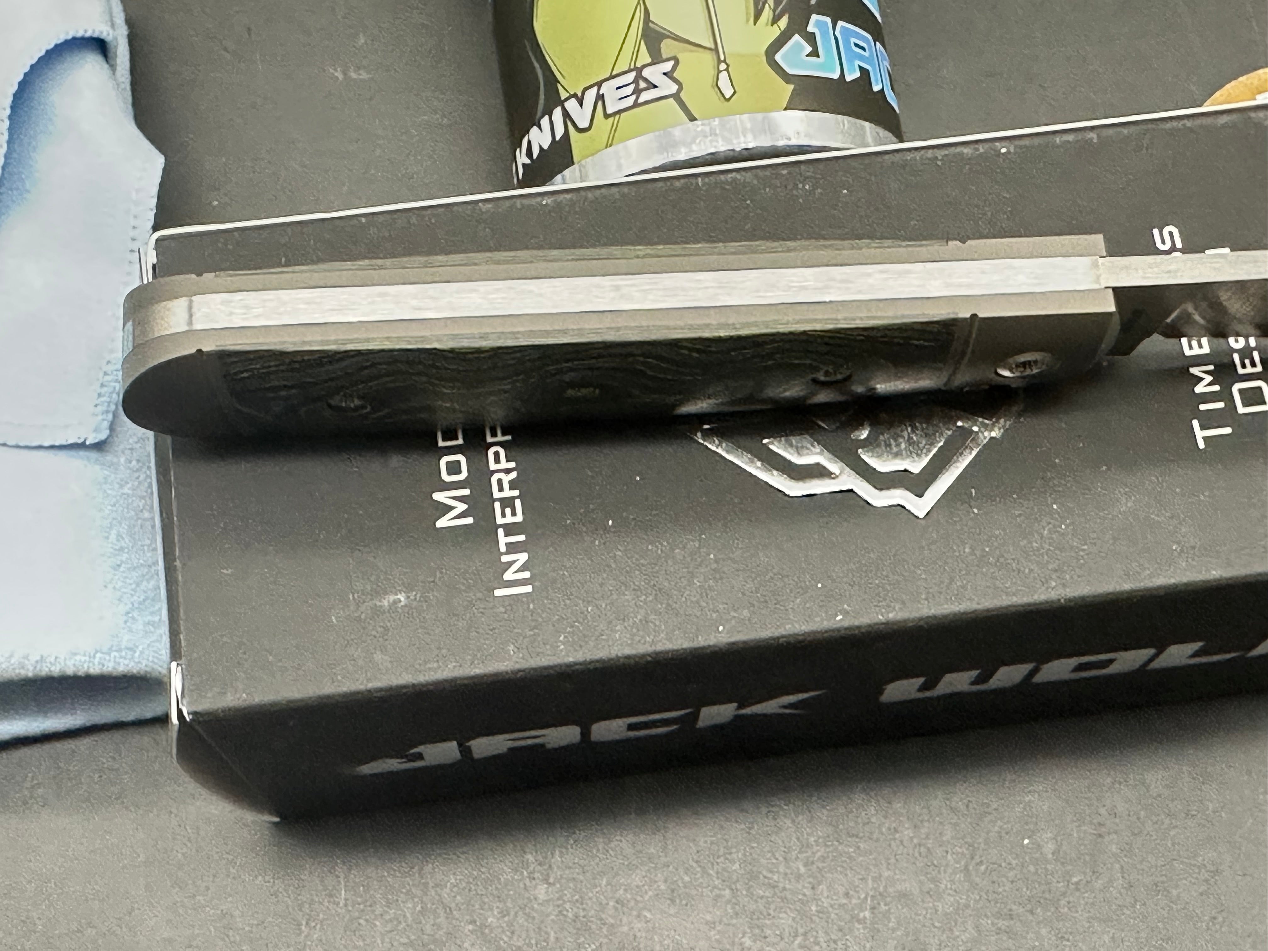 Jack Wolf Knives Big Bro Jack CamoCarbon Gecko