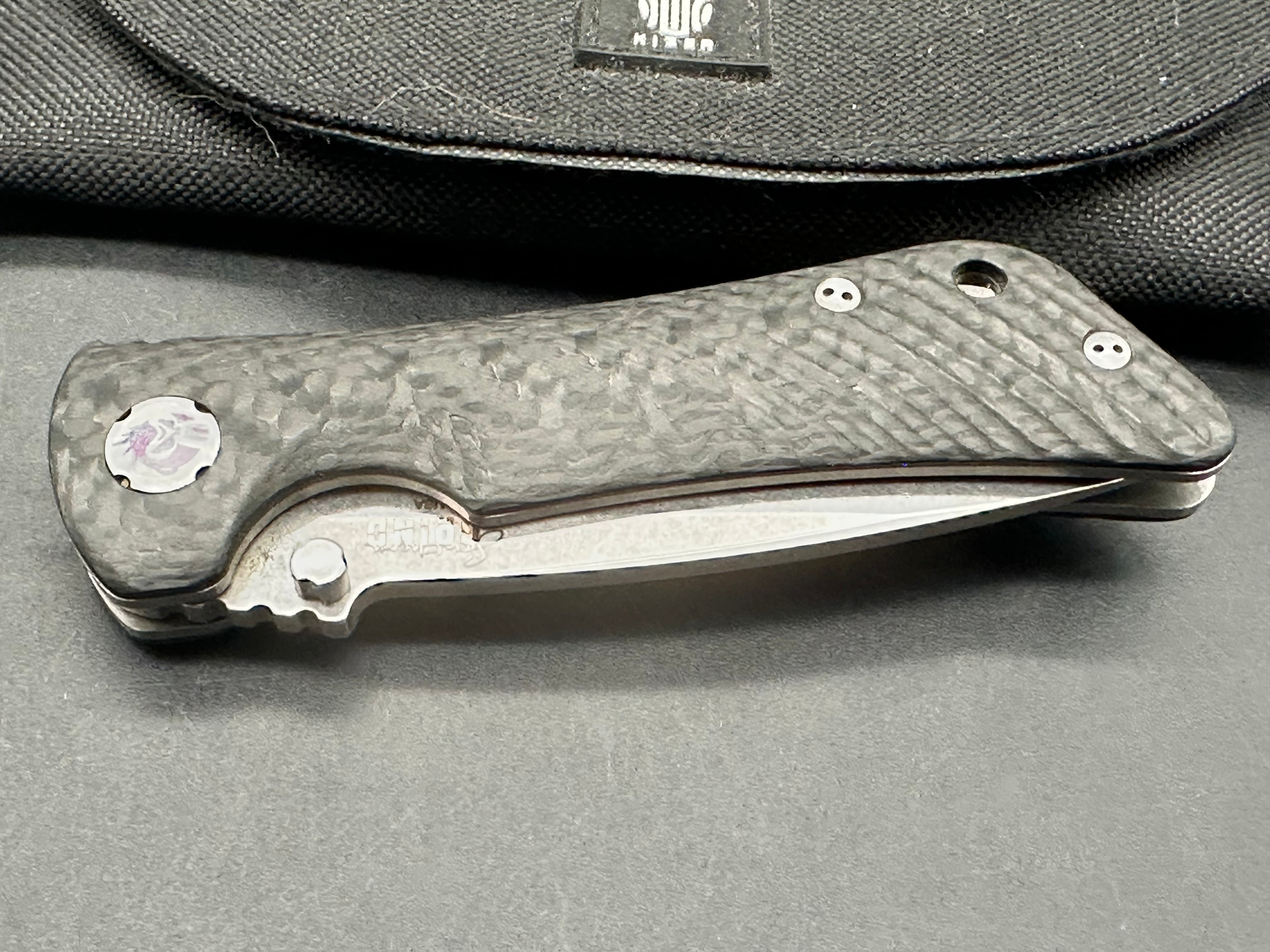 Southern Grind Spider Monkey Liner Lock Knife Carbon Fiber (3.25" Satin)