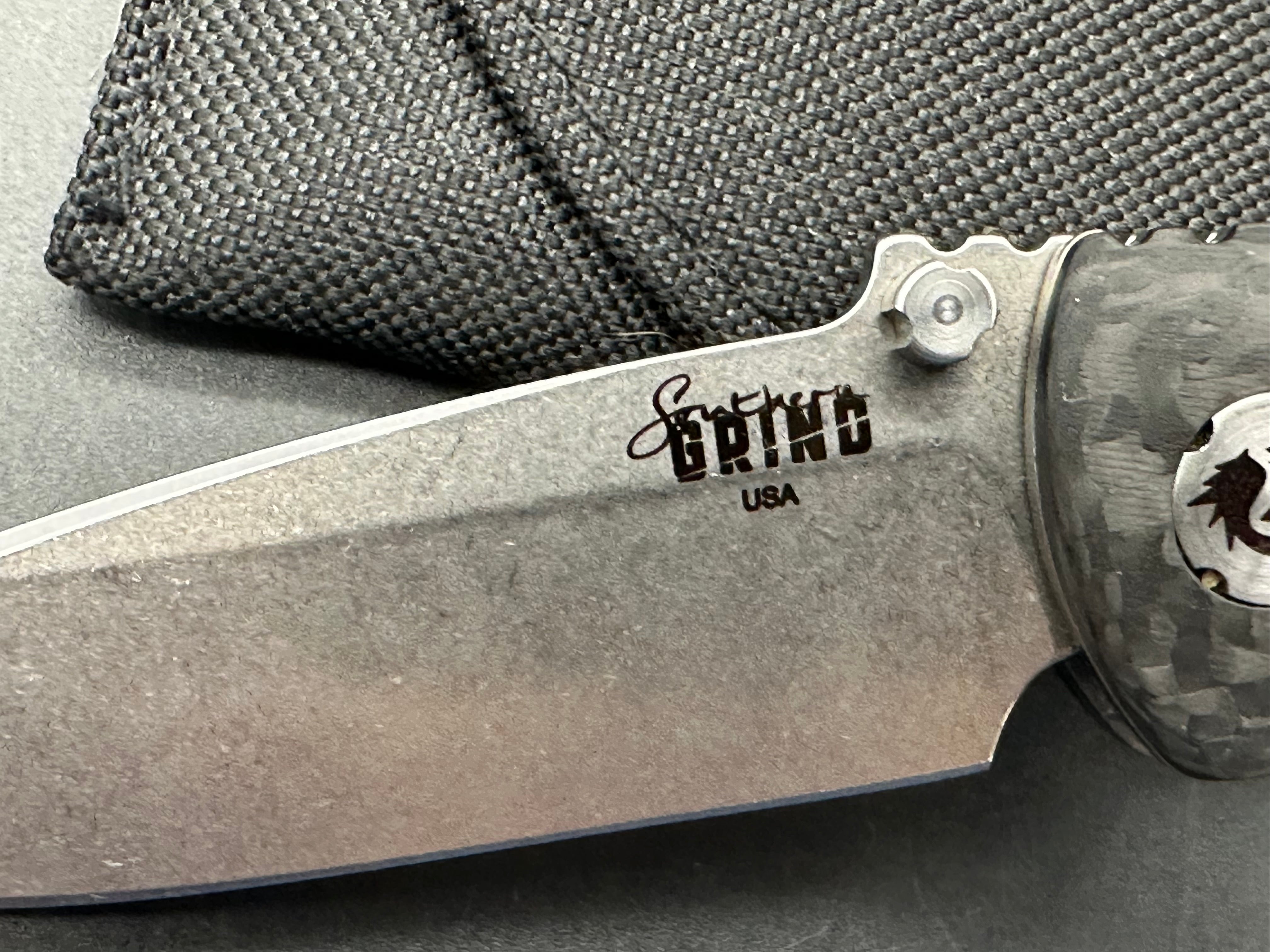 Southern Grind Spider Monkey Liner Lock Knife Carbon Fiber (3.25" Satin)