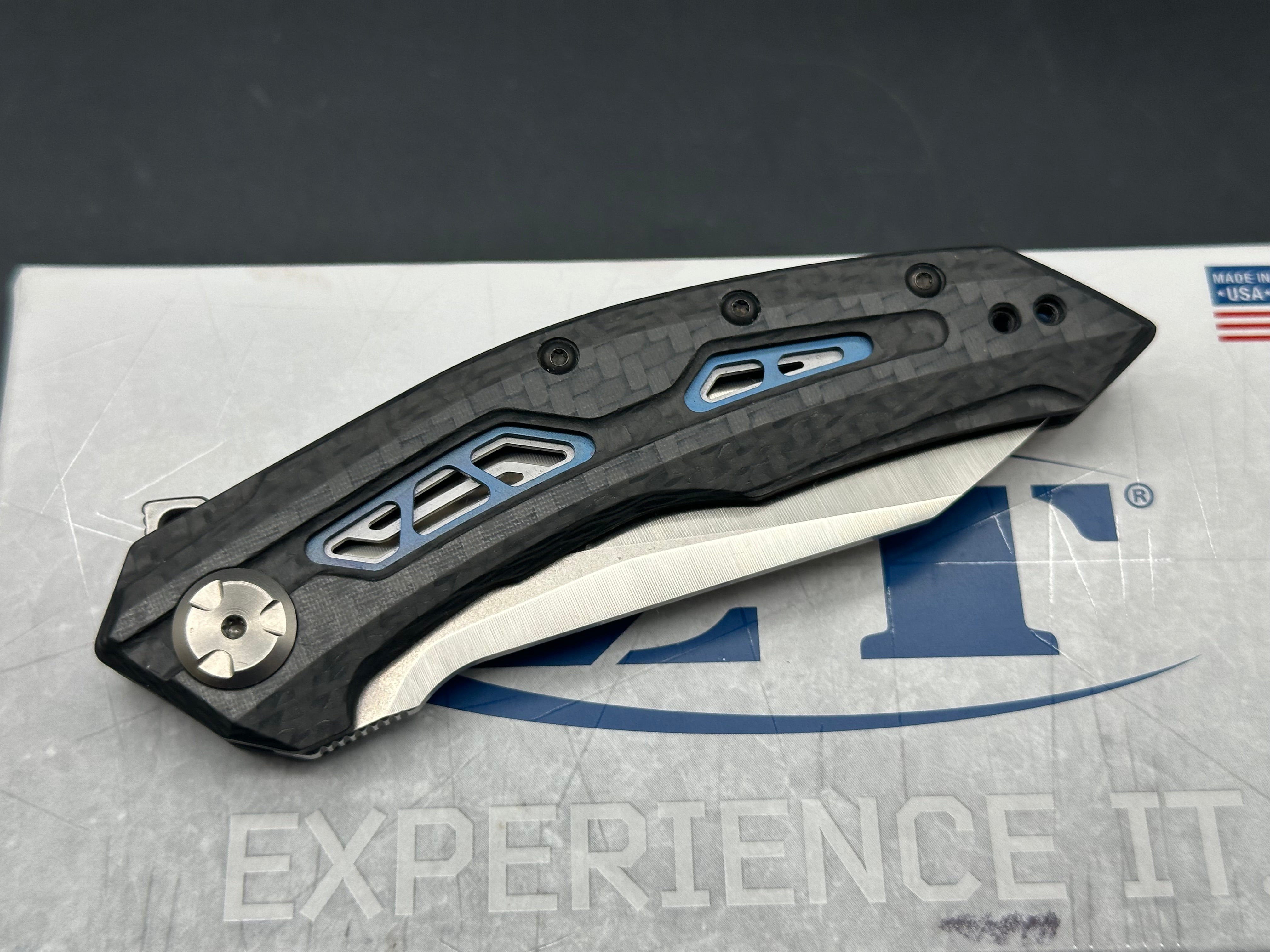 Zero Tolerance 0762 TDS Frame Lock Knife Carbon Fiber (3.75" Satin)