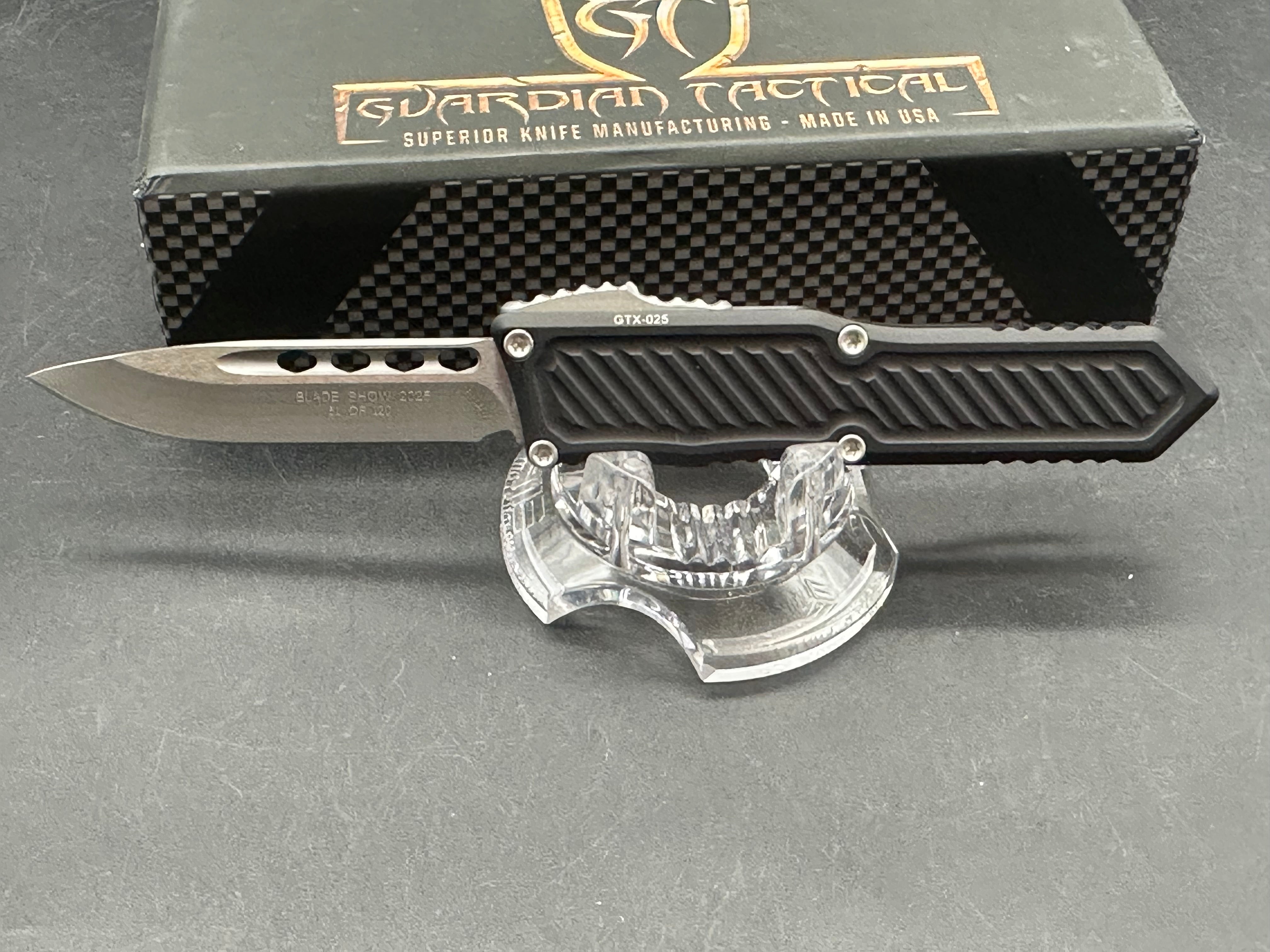Guardian Tactical GTX-025 OTF Automatic Knife (2.5") numbered Blade Show Special