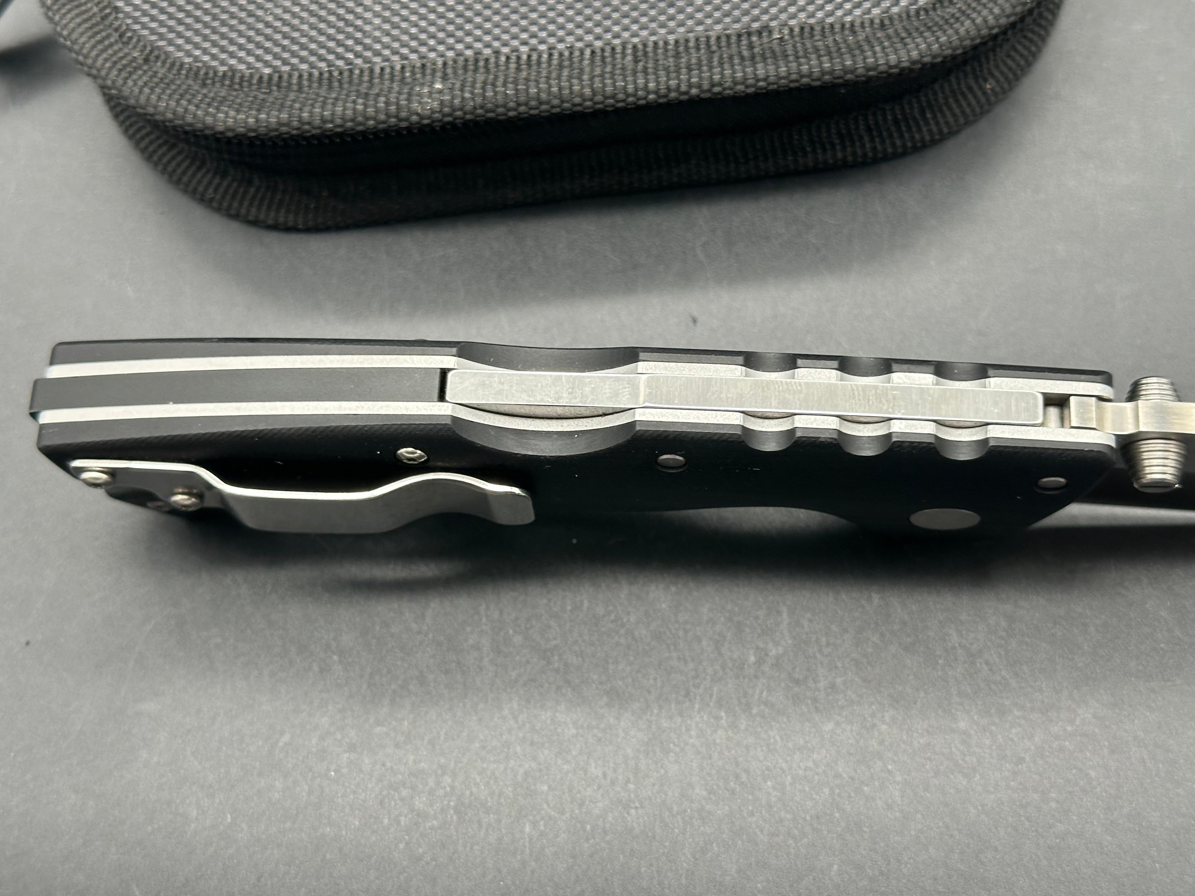 Cold Steel Demko AD-10 Tri-Ad Lock Knife Black G-10 (3.5" Satin S35VN)