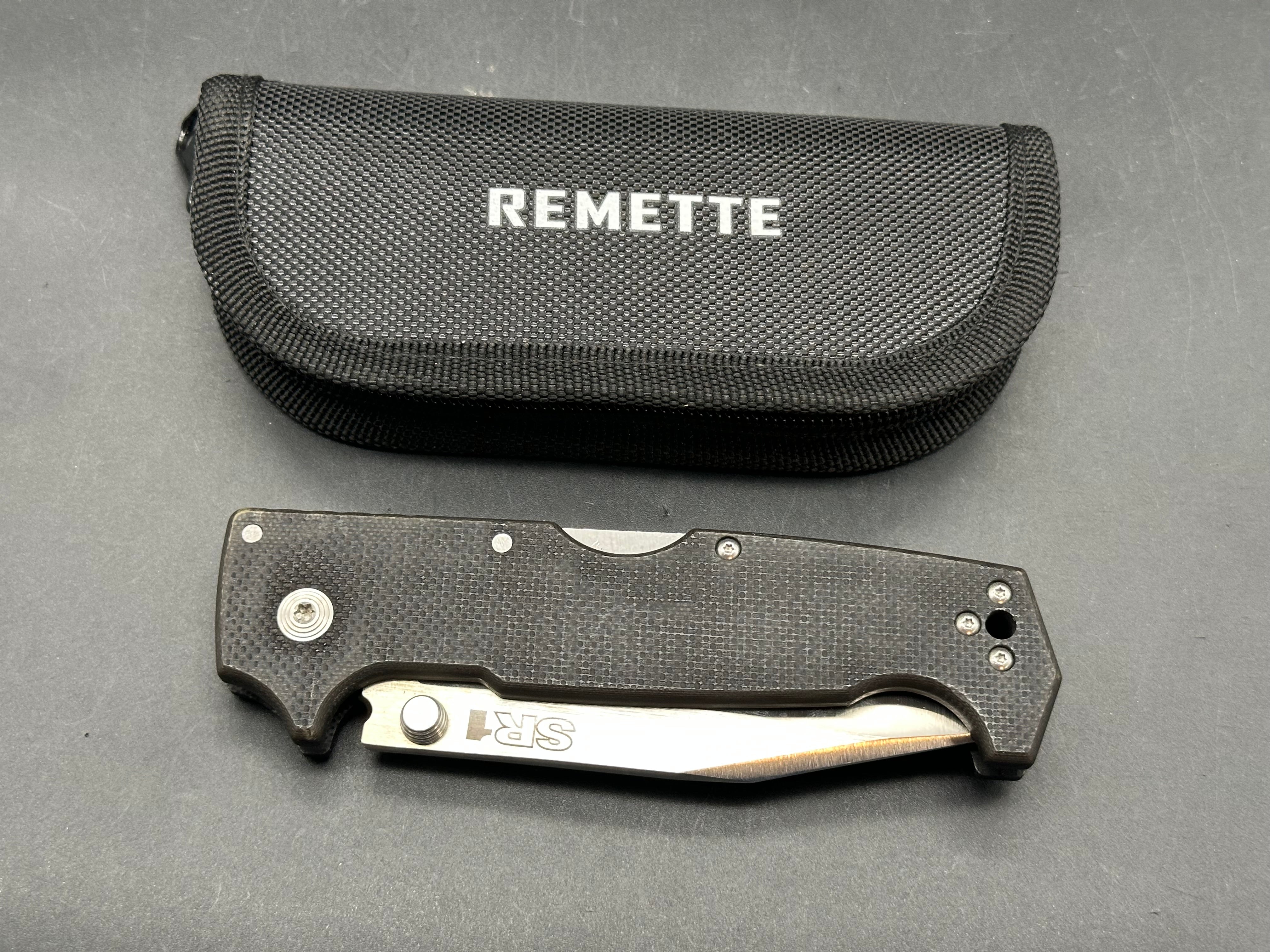 Cold Steel SR1 Tri-Ad Lock Knife OD Dyed G-10 (4" Satin S35VN)