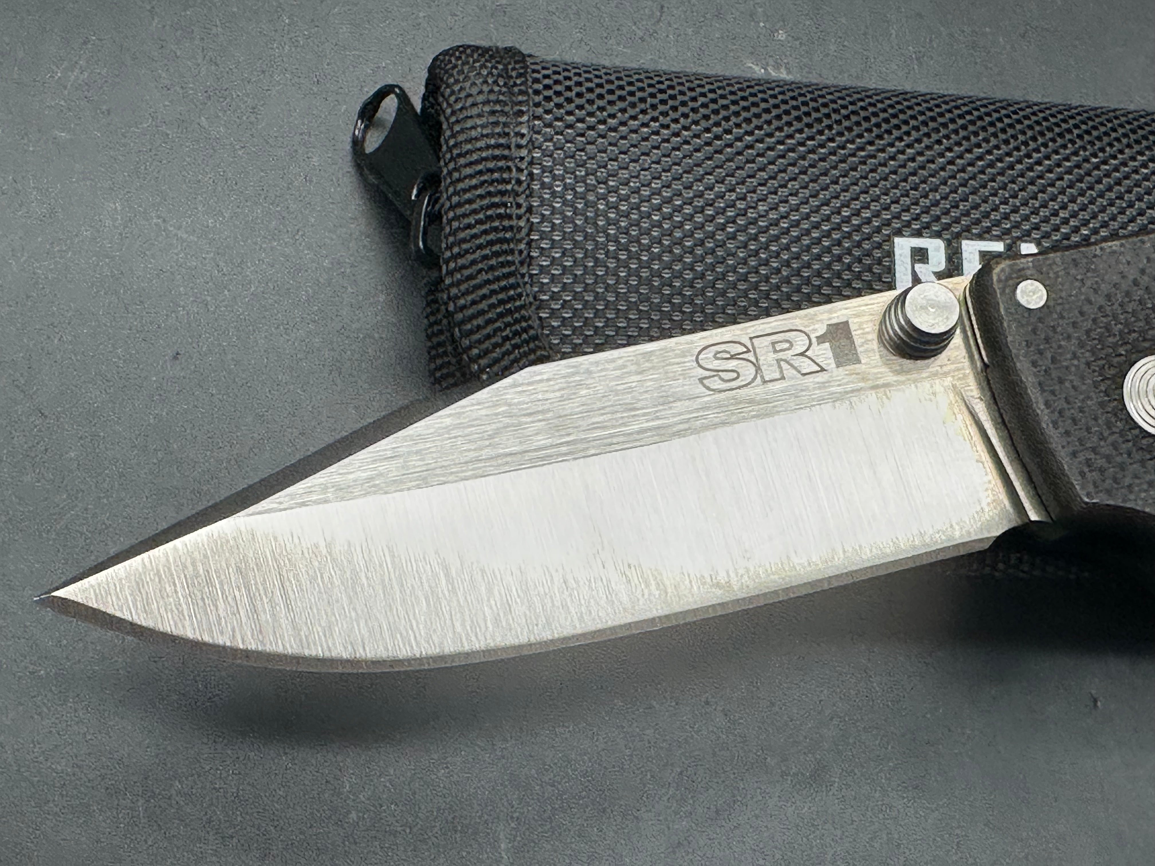 Cold Steel SR1 Tri-Ad Lock Knife OD Dyed G-10 (4" Satin S35VN)